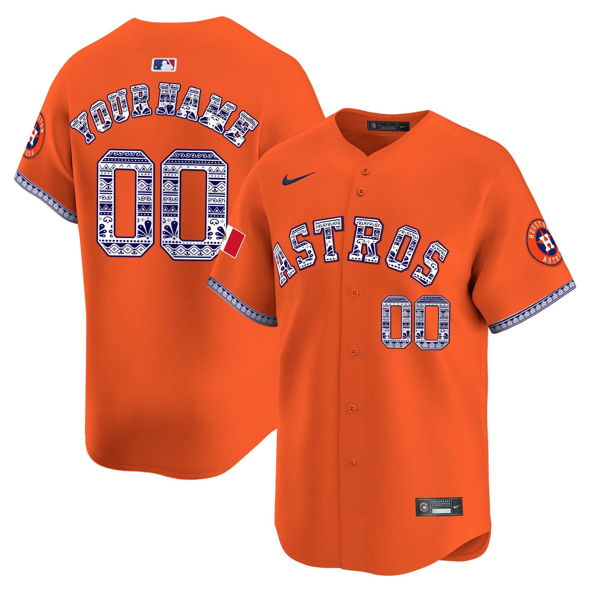 Camisa MLB Houston Mexico Vapor Premier Limited Jersey V2