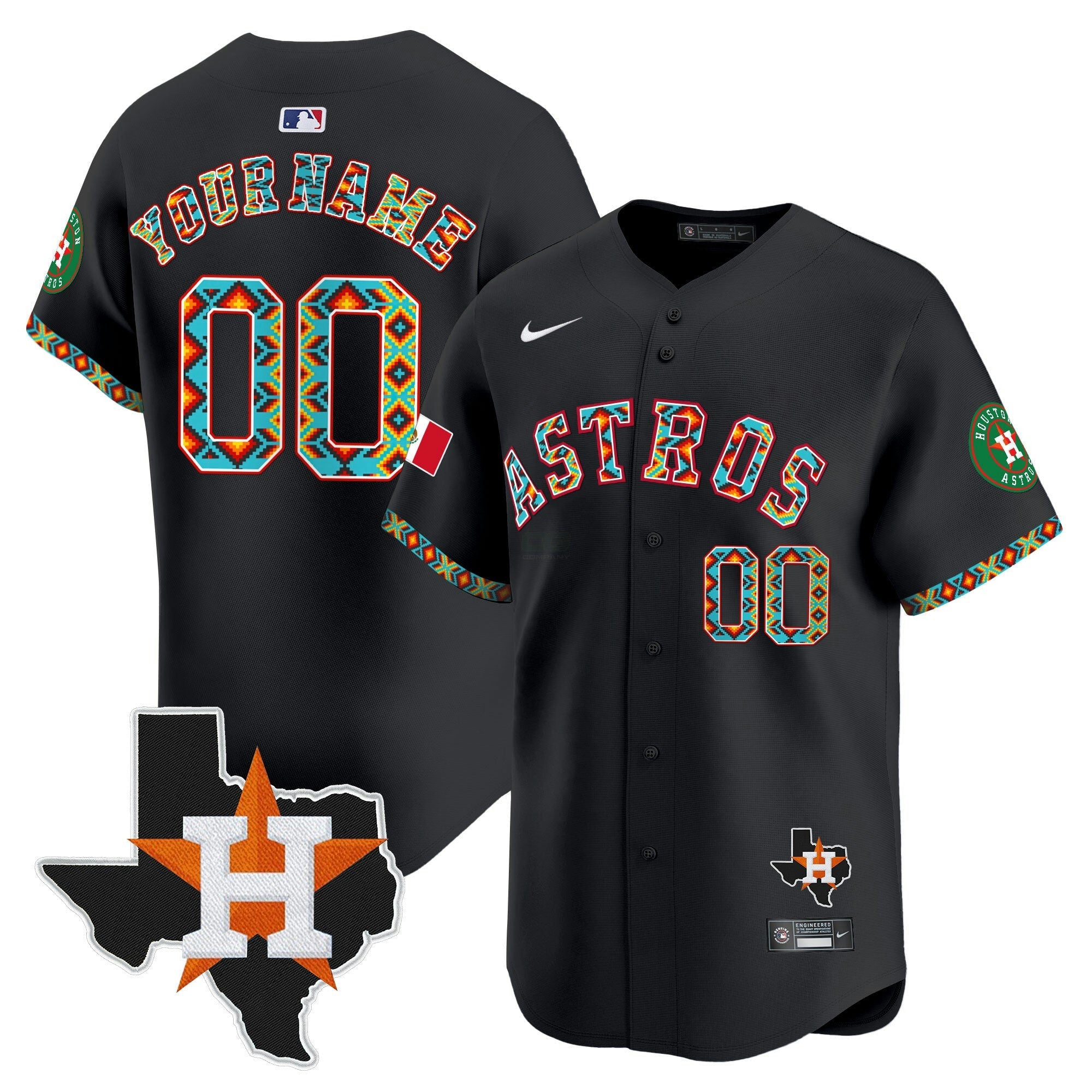 Camisa MLB Houston Mexico Vapor Premier Limited Jersey V3