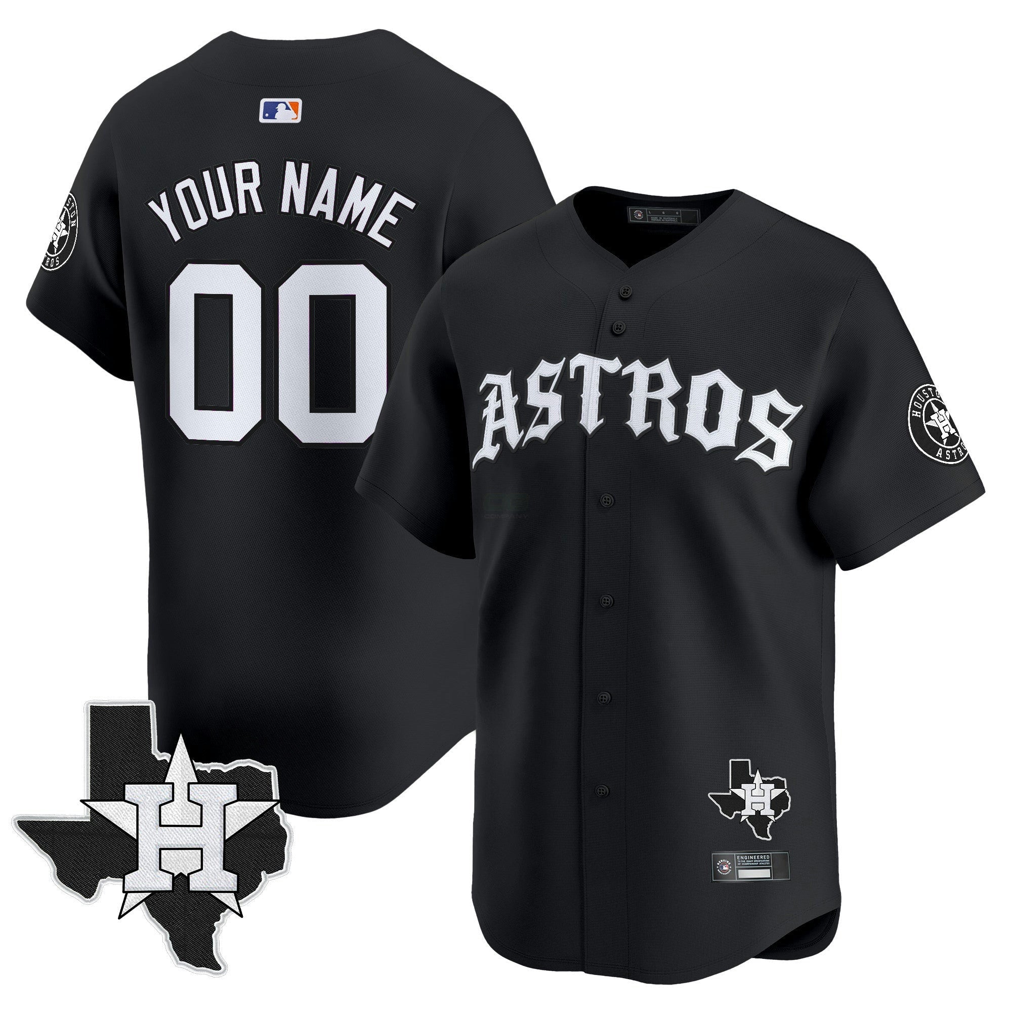 Camisa MLB Houston ‘Old English Edition’ Vapor Premier Limited Jersey