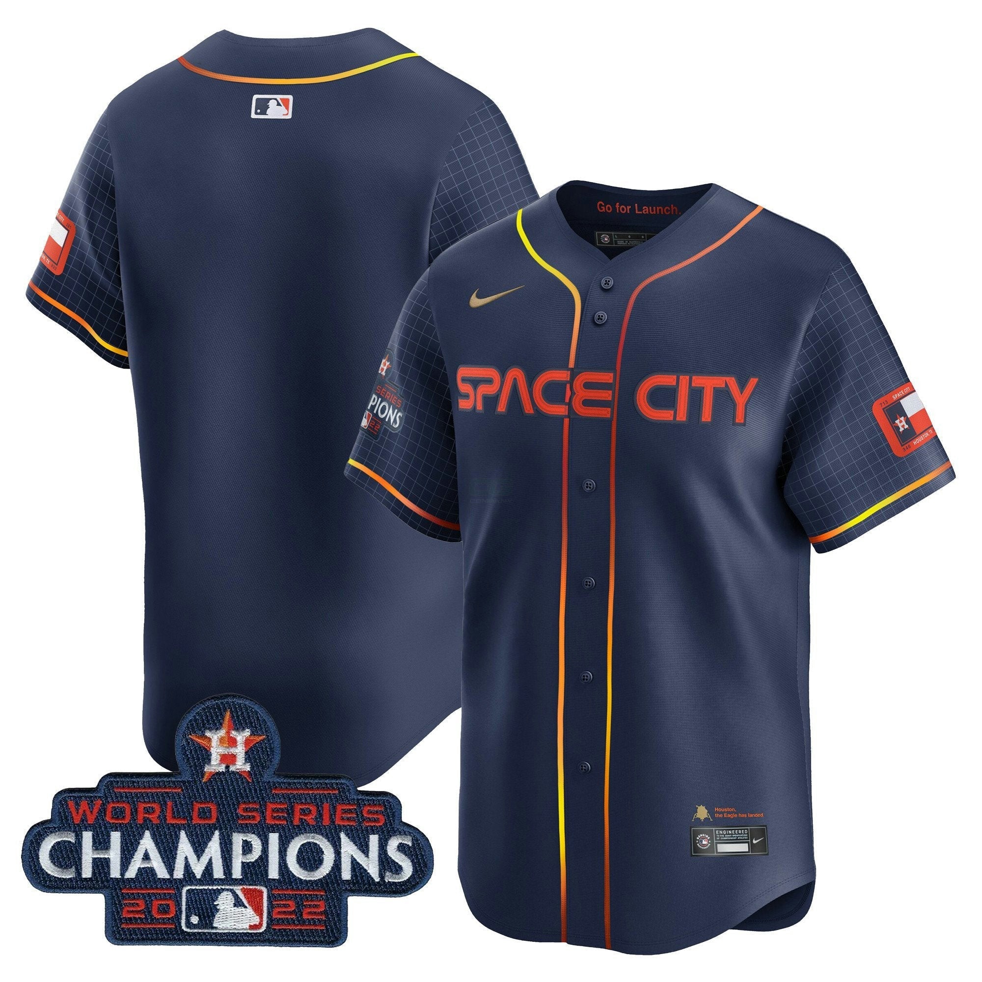 Camisa MLB Houston Space City 2022 World Series Champions Vapor Premier Limited Jersey