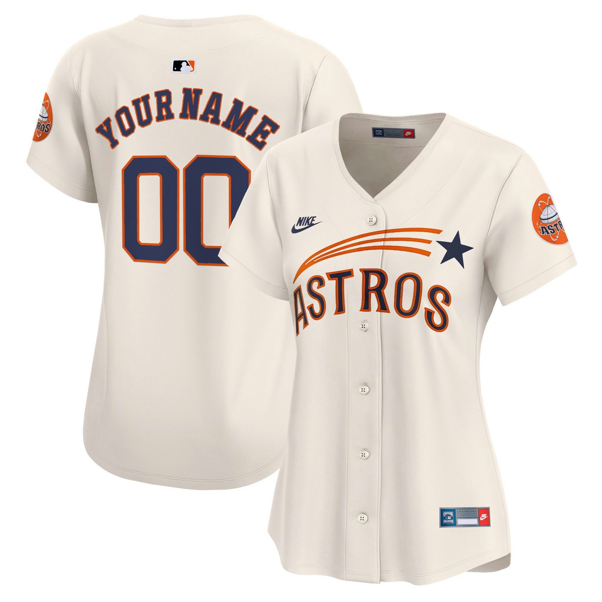 Camisa MLB Houston Throwback Cooperstown Vapor Premier Limited Jersey