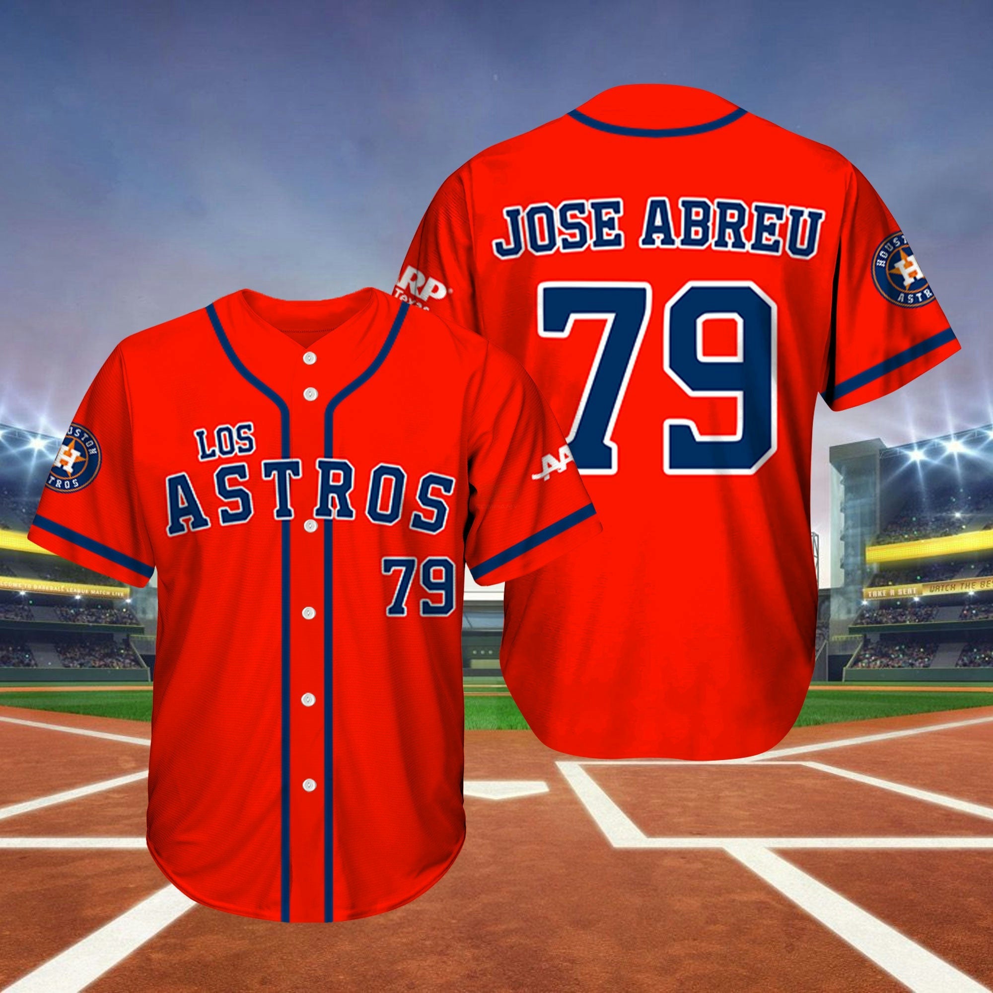 Camisa MLB Jose Abreu Los Jersey - Laranja