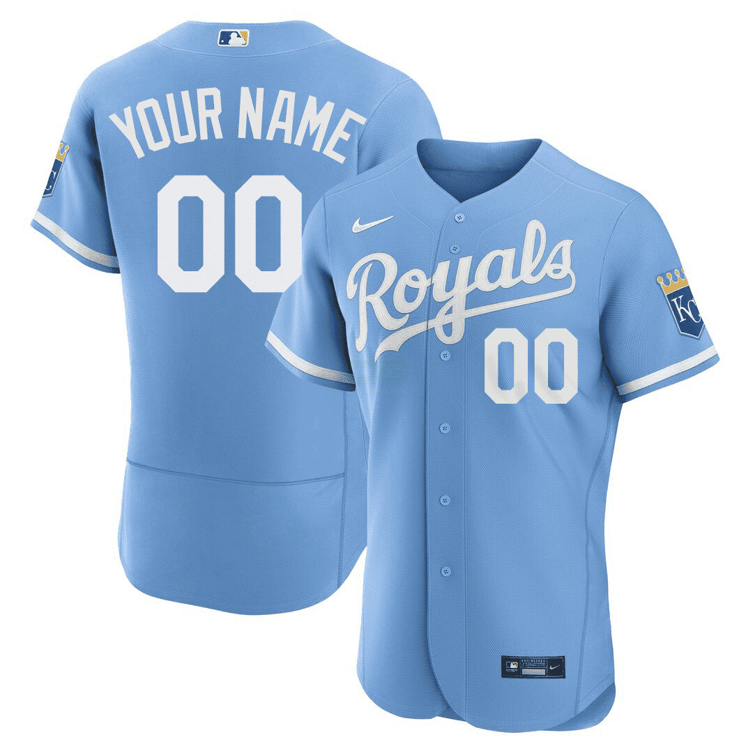 Camisa MLB Kansas City Light Blue Jersey