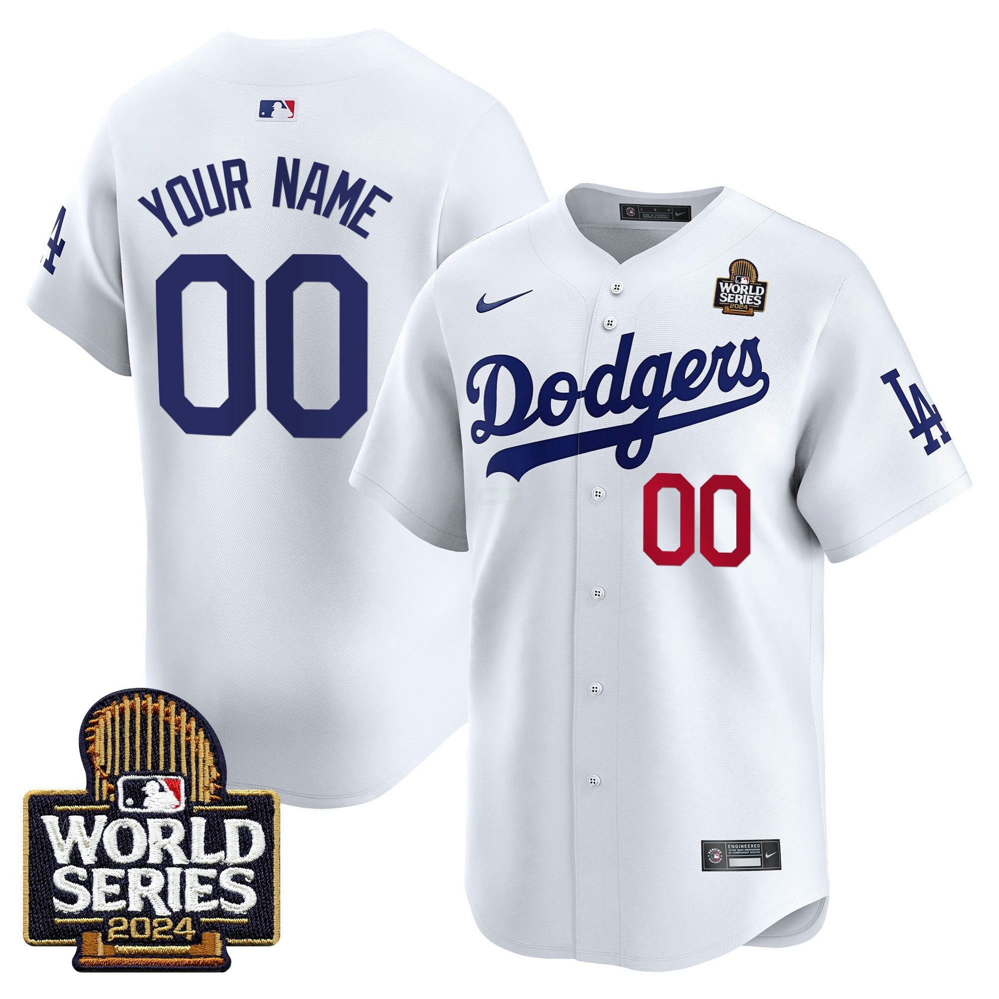 Camisa MLB Los Angeles 2024 World Series Vapor Premier Limited Jersey V2