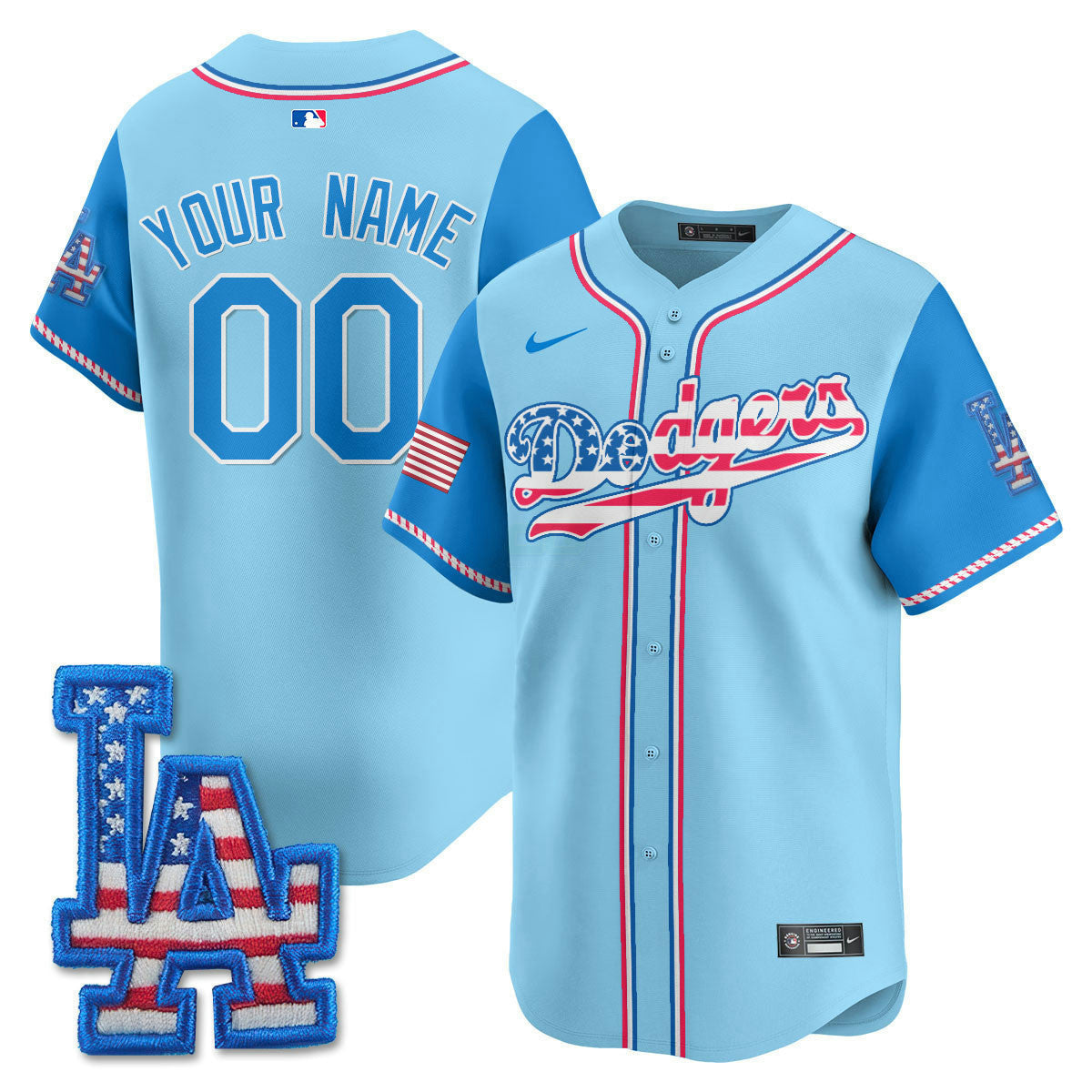 Camisa MLB Los Angeles 2025 Fourth of July Vapor Premier Limited Jersey