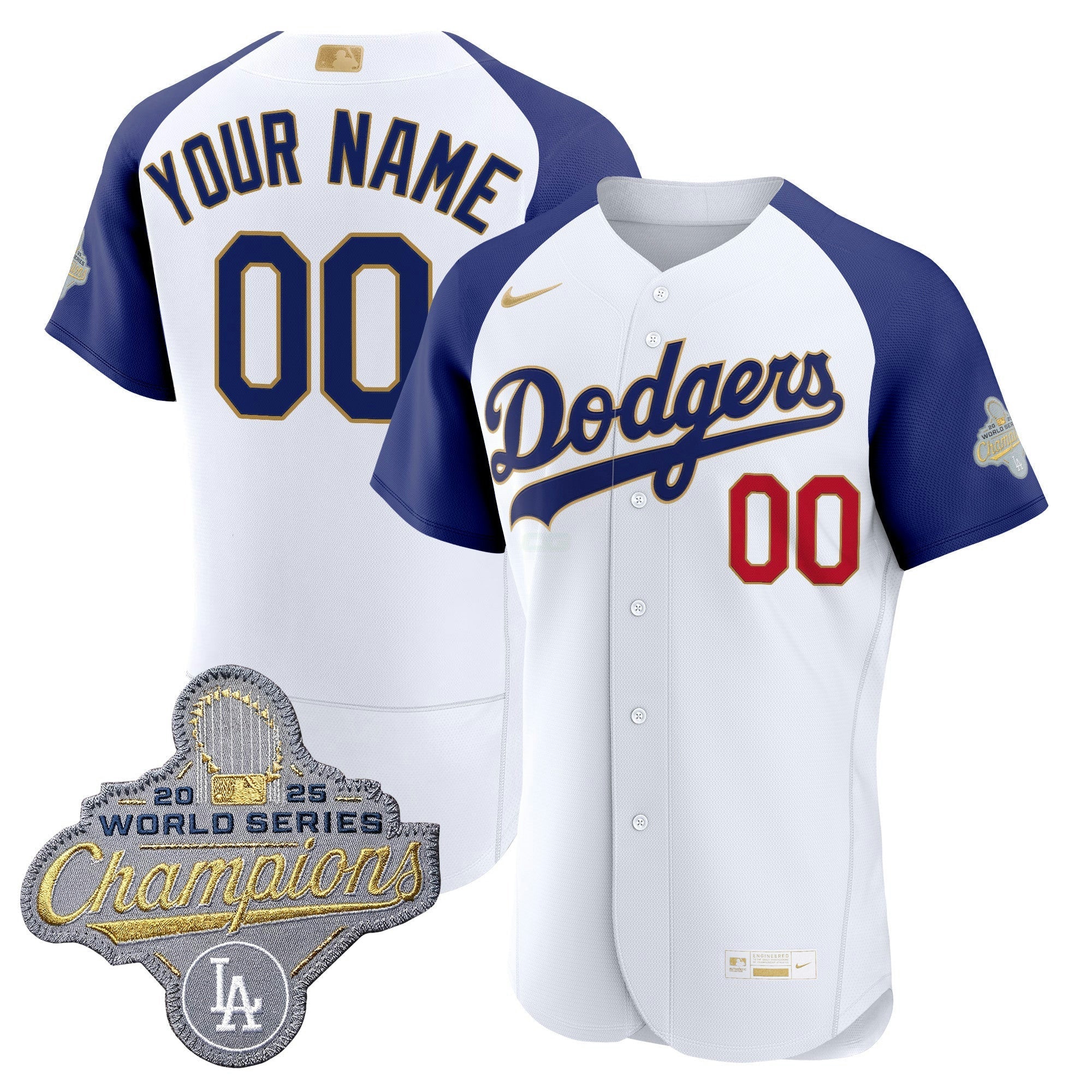 Camisa MLB Los Angeles “Gold Collection” Premier Elite Jersey
