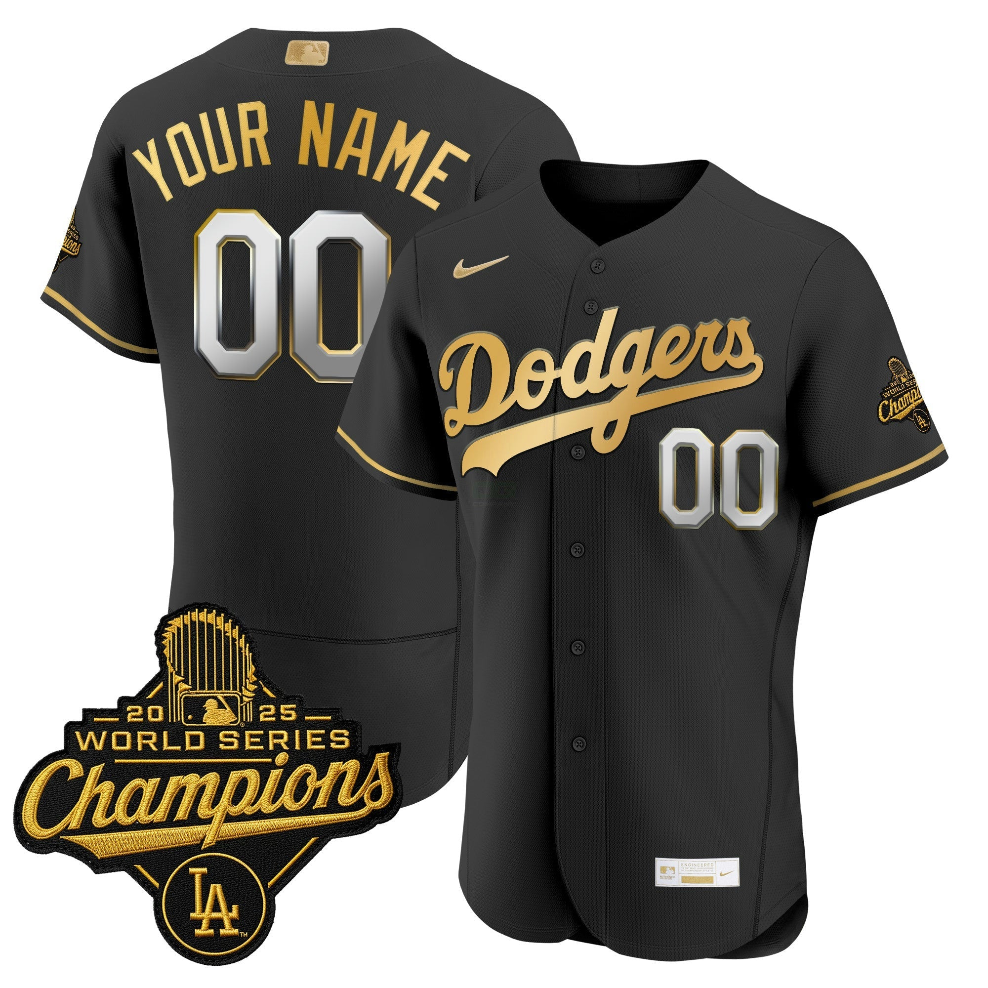 Camisa MLB Los Angeles “Gold Collection” Premier Elite Jersey