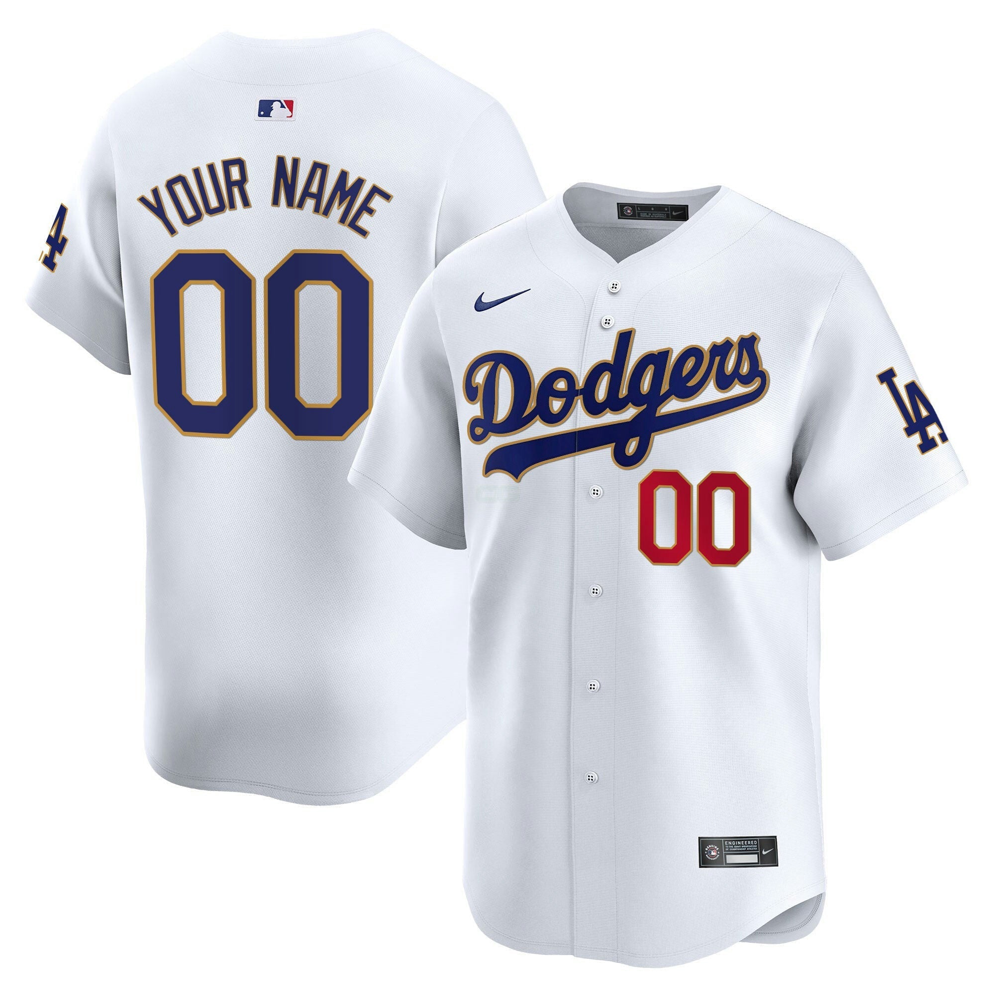 Camisa MLB Los Angeles Gold Trim Vapor Premier Limited Jersey