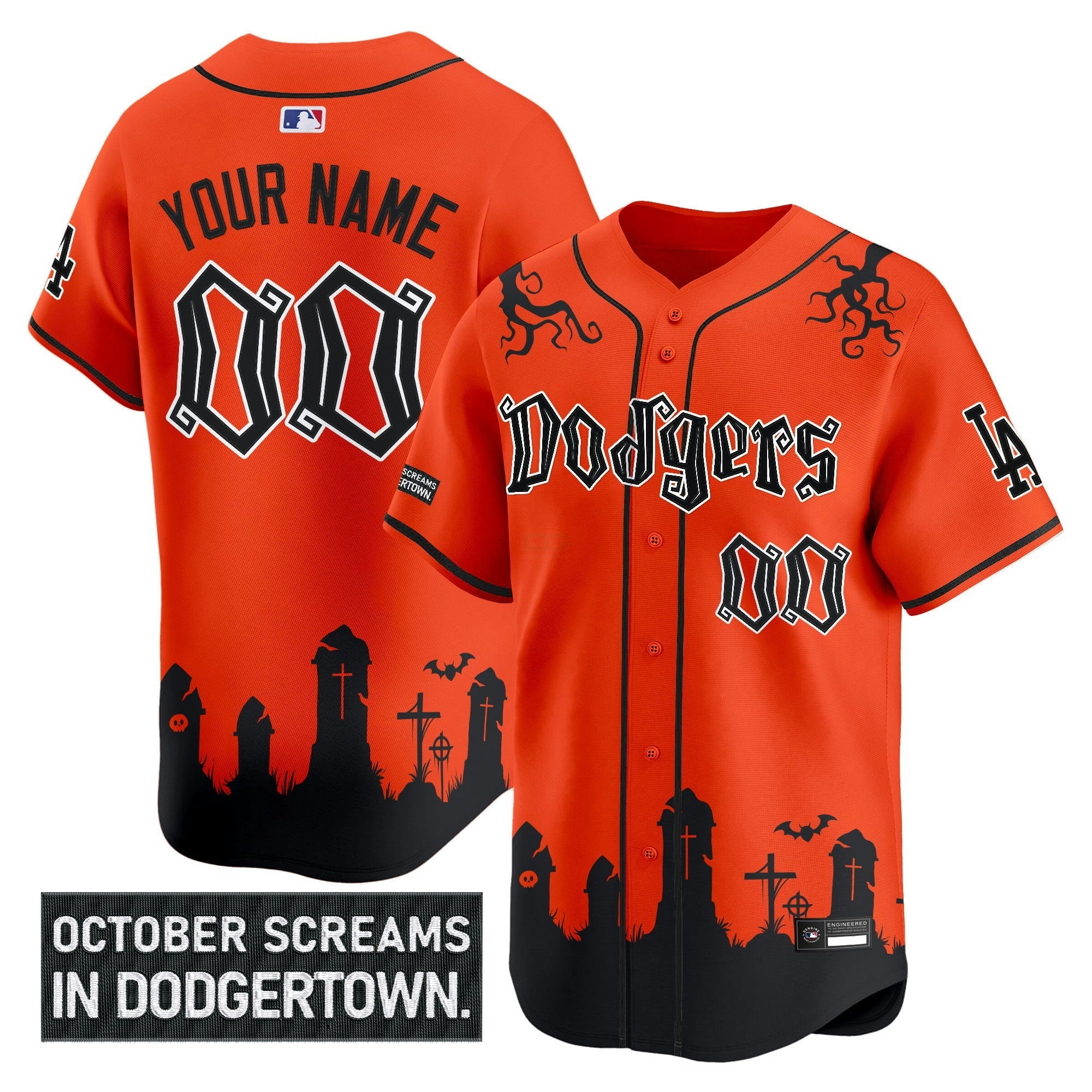 Camisa MLB Los Angeles ‘Halloween Edition’ Premier Limited Jersey – Stitched