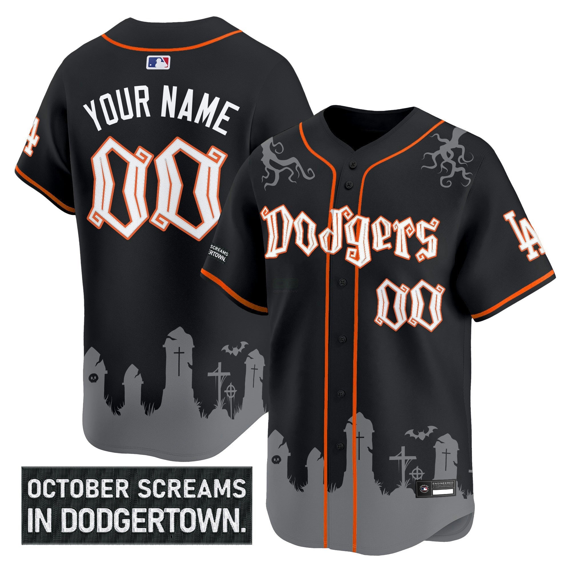 Camisa MLB Los Angeles ‘Halloween Edition’ Premier Limited Jersey – Stitched