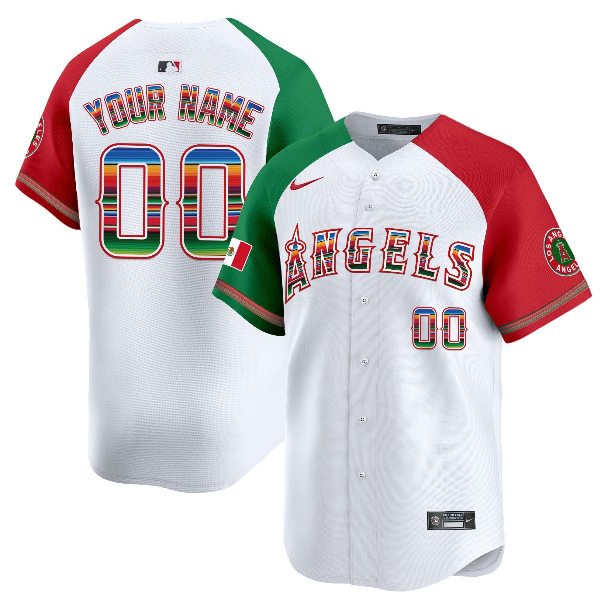 Camisa MLB Los Angeles Mexico Vapor Premier Limited Jersey
