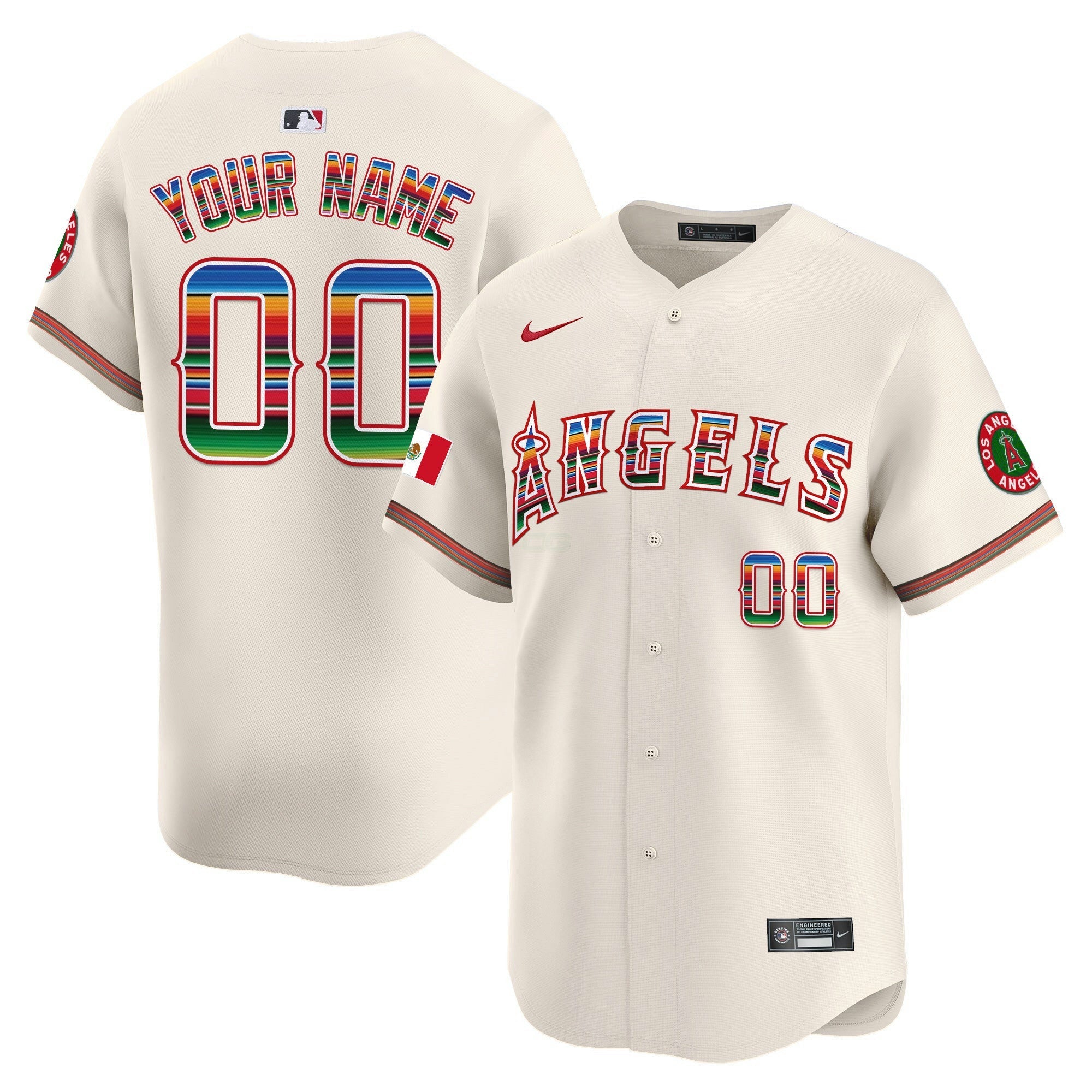 Camisa MLB Los Angeles Mexico Vapor Premier Limited Jersey