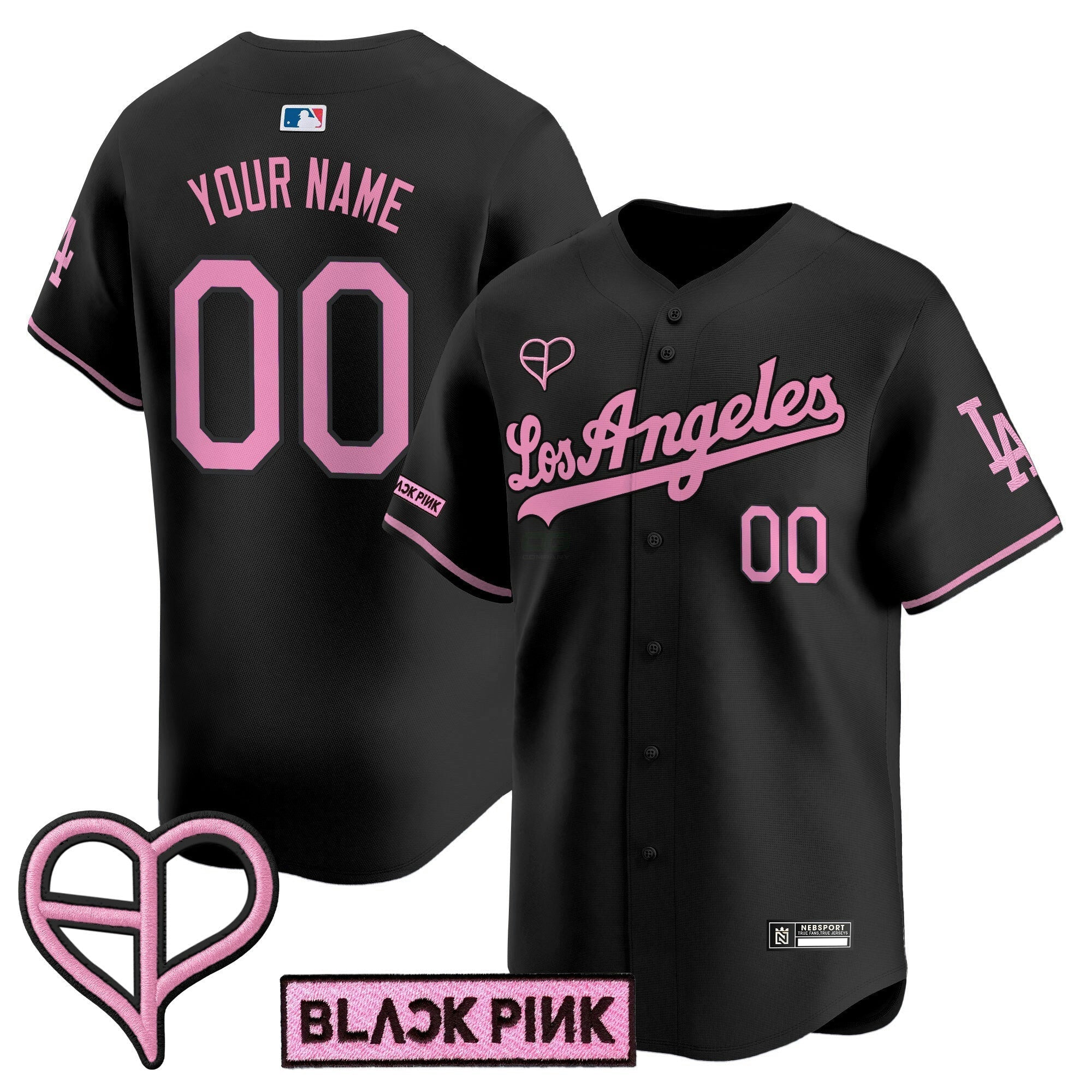 Camisa MLB Los Angeles x BLACKPINK 2025 Vapor Premier Limited Jersey