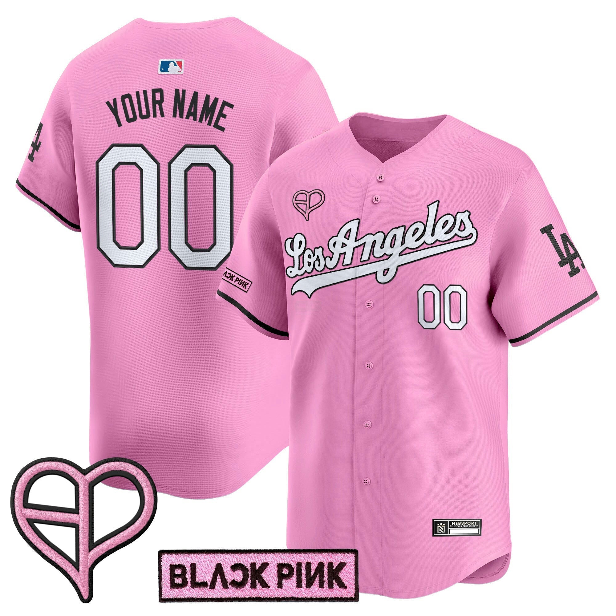 Camisa MLB Los Angeles x BLACKPINK 2025 Vapor Premier Limited Jersey