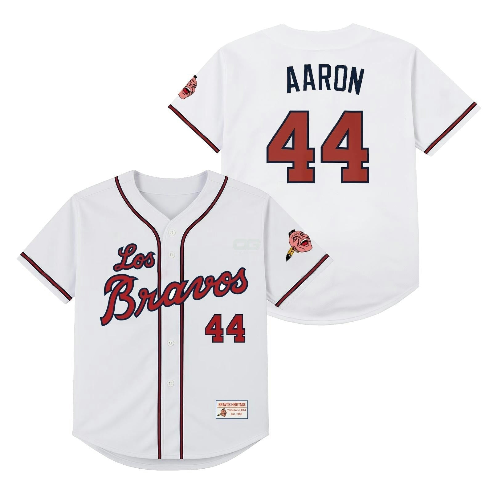 Camisa MLB Los Bravos 'Aaron' Jersey