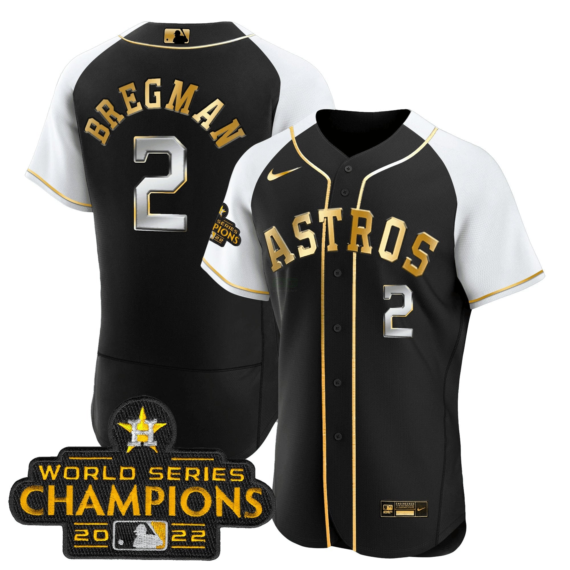Camisa MLB Men’s 2023 Dourada Flex Base Collection Jersey
