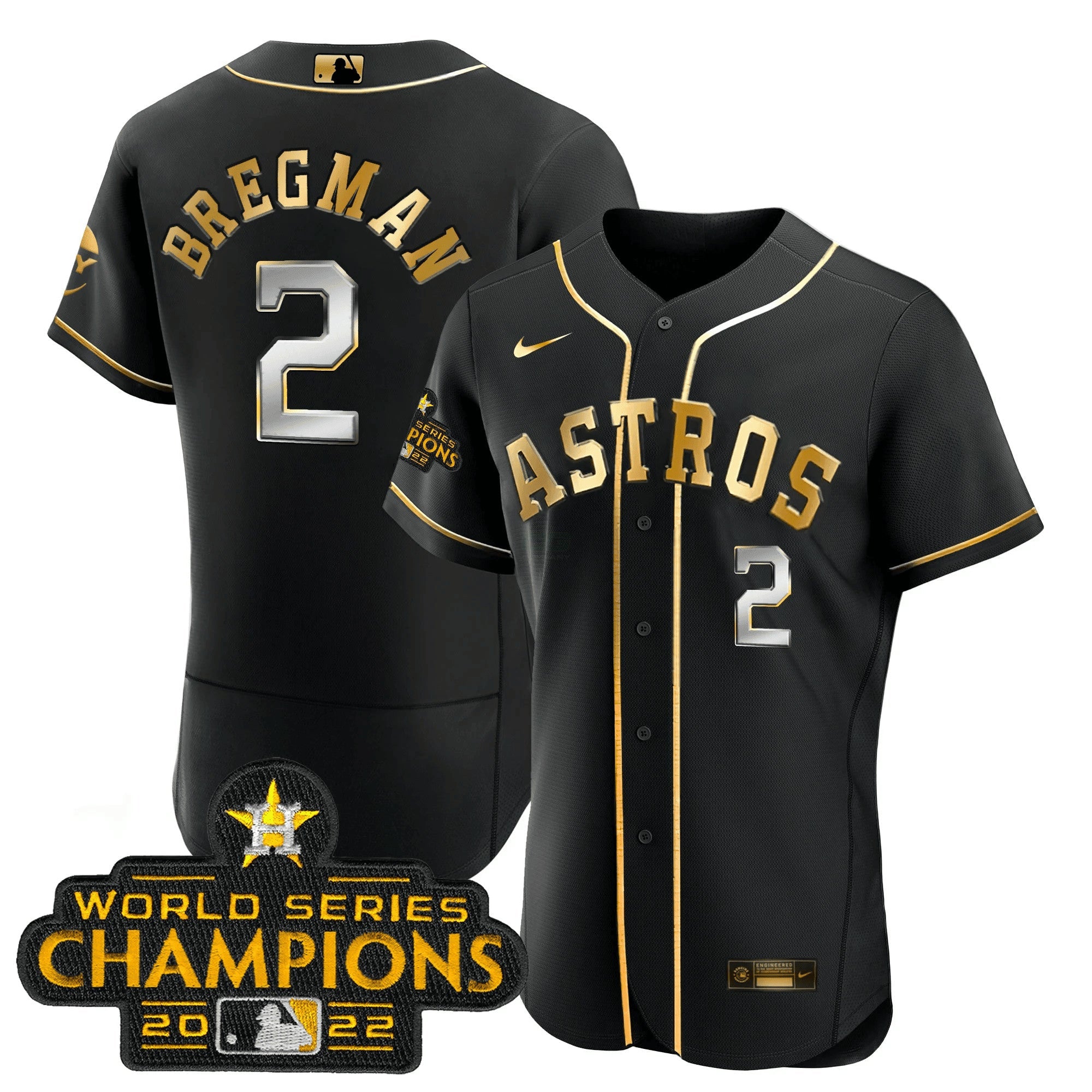 Camisa MLB Men’s 2023 Dourada Flex Base Collection Jersey