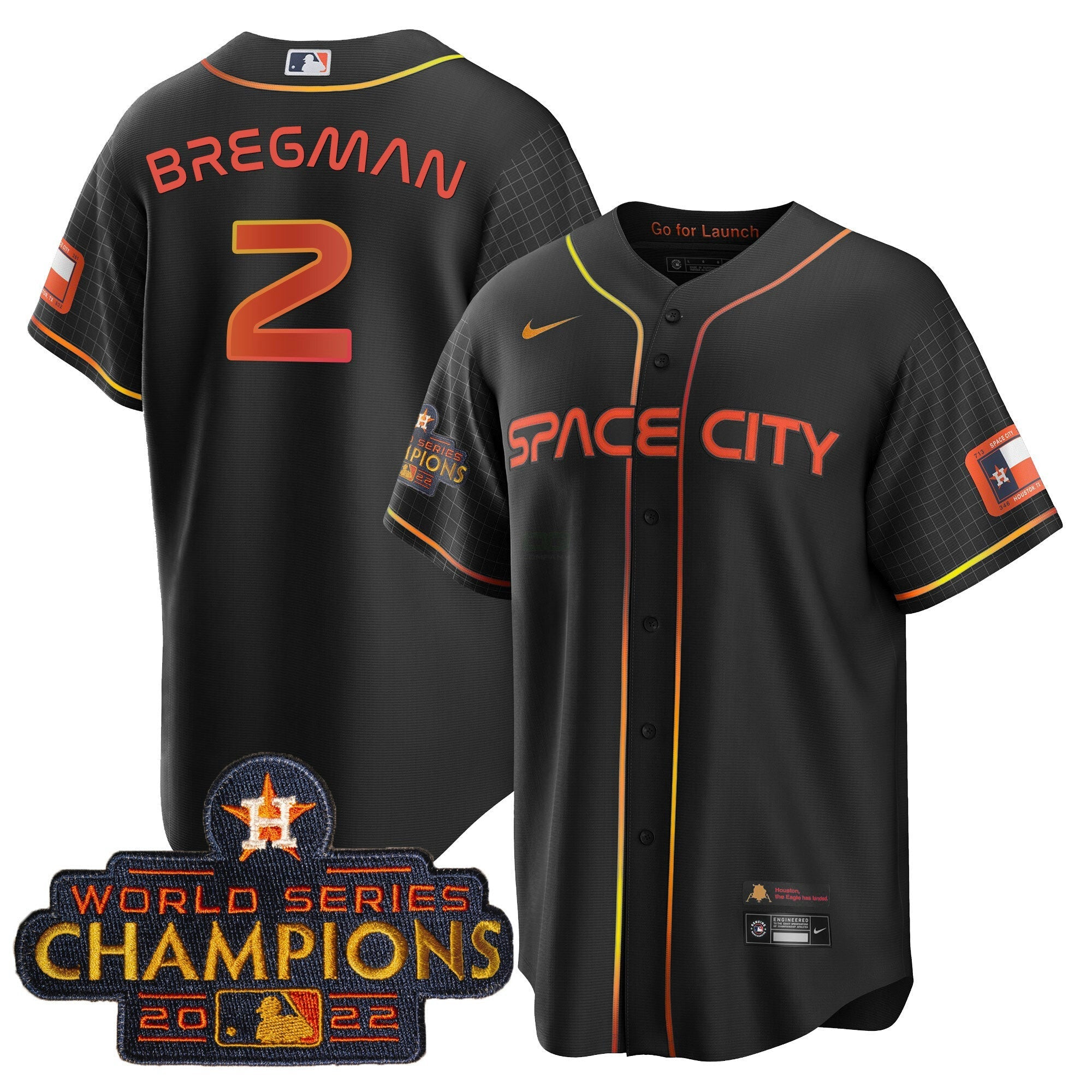 Camisa MLB Men’s 2023 Space City Champions Cool Jersey