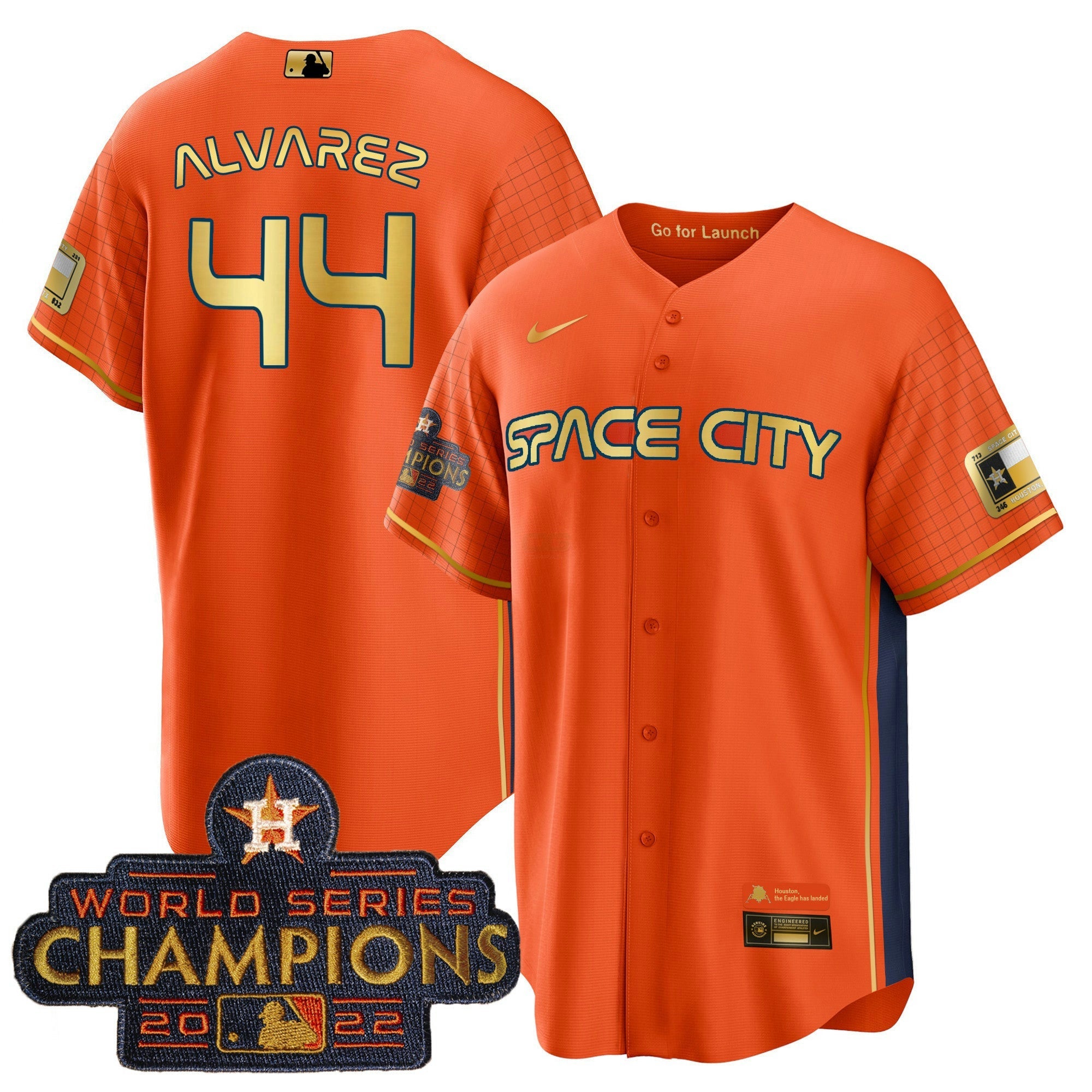 Camisa MLB Men’s 2023 Space City Champions Cool Special Jersey