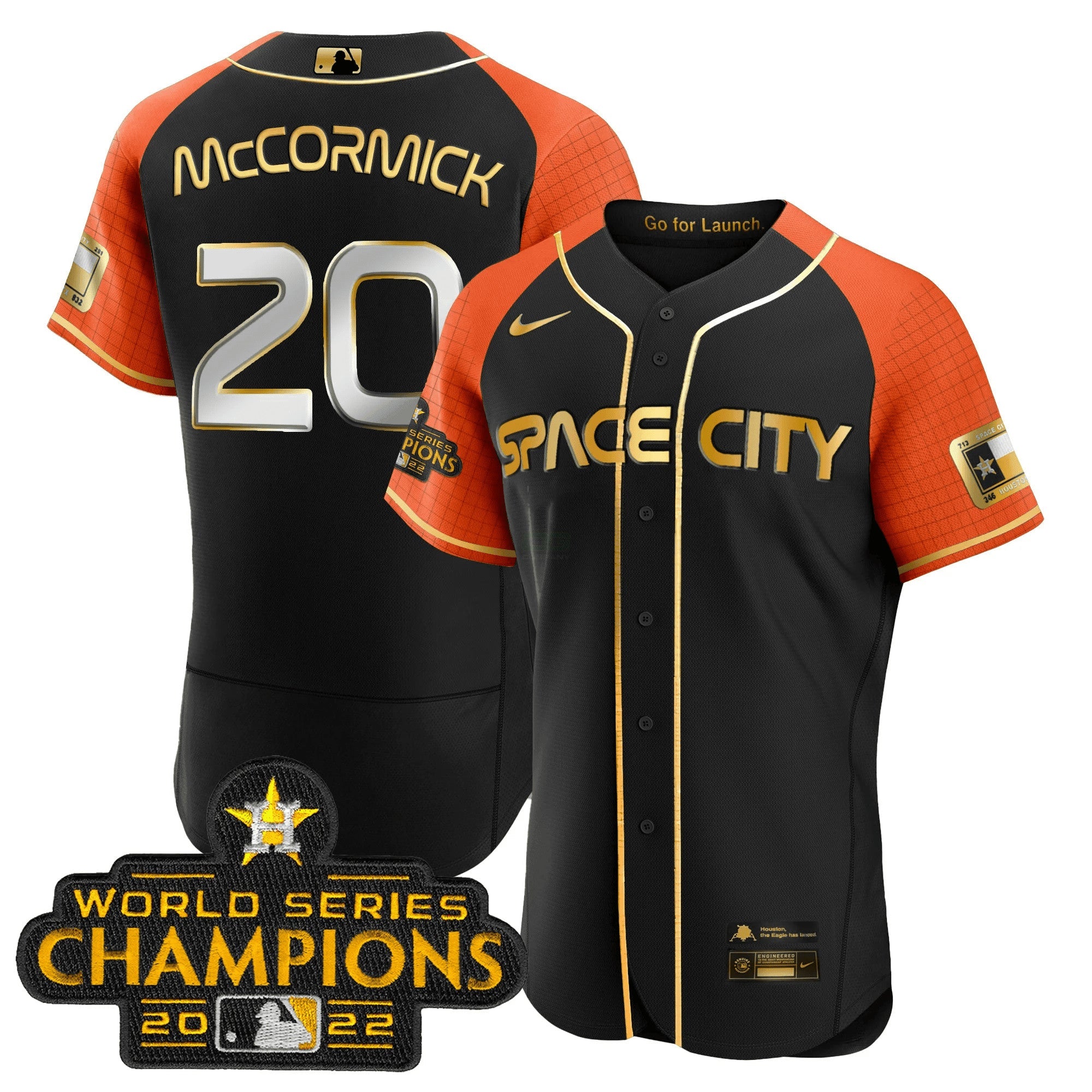 Camisa MLB Men’s 2023 Space City Champions Flex Jersey