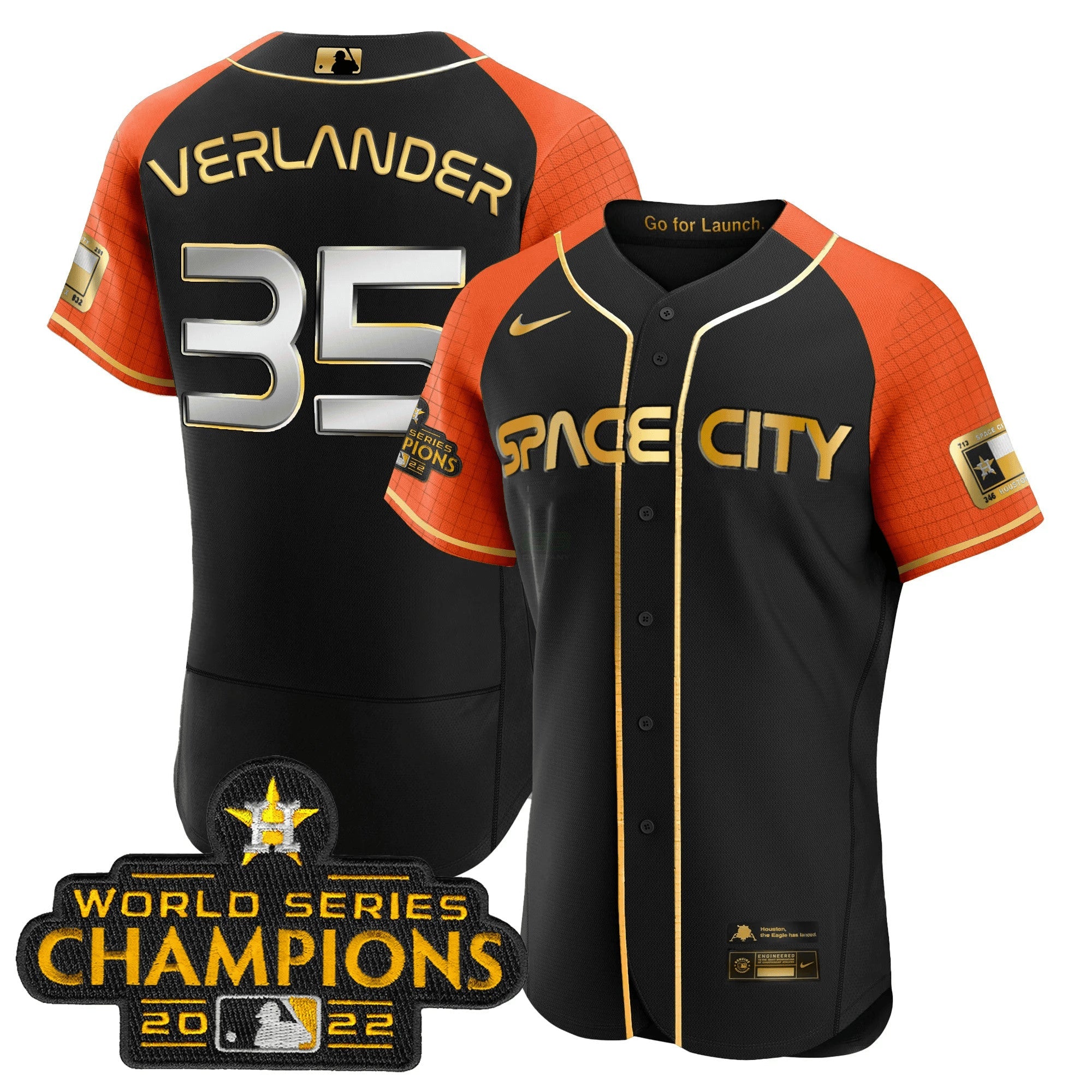 Camisa MLB Men’s 2023 Space City Champions Flex Jersey