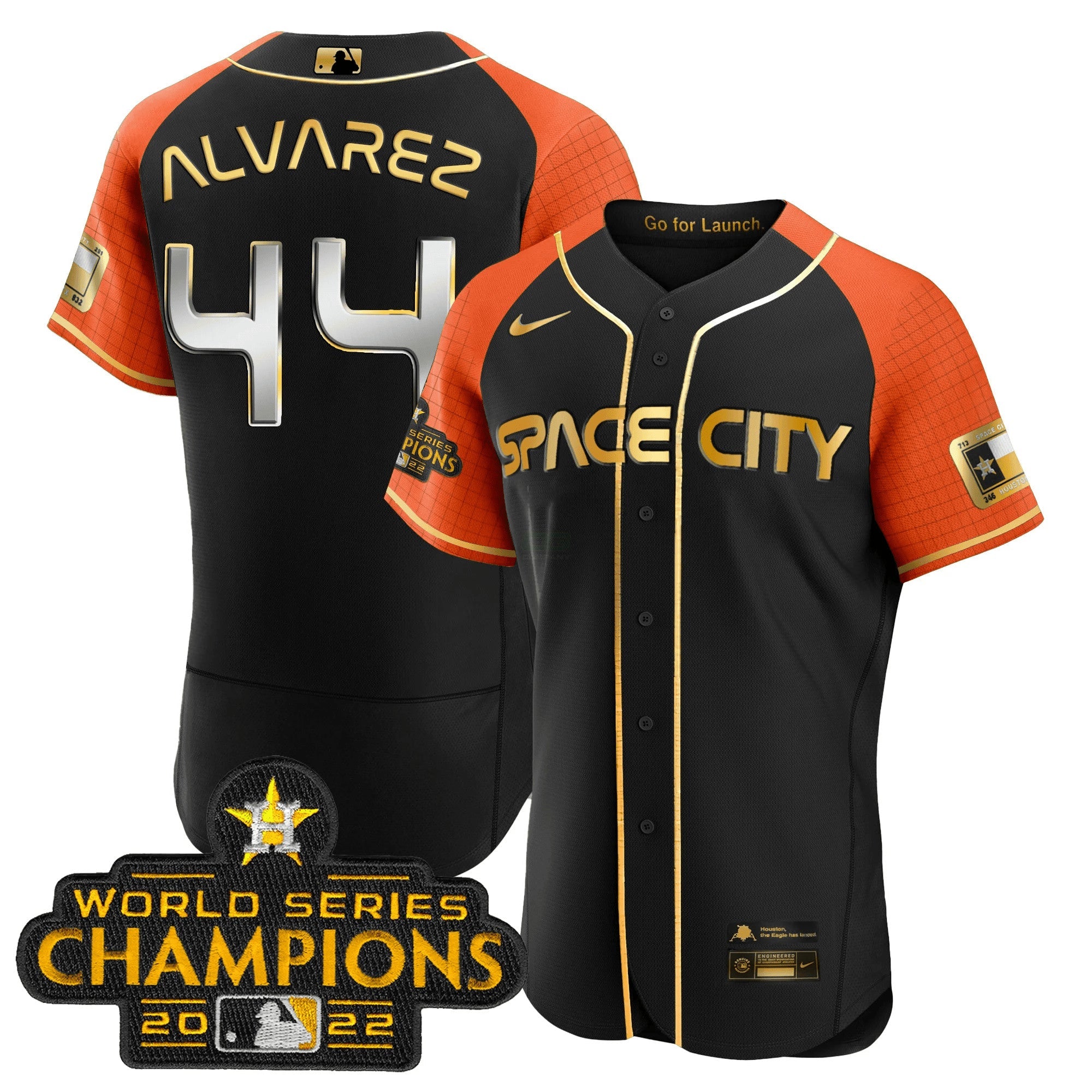 Camisa MLB Men’s 2023 Space City Champions Flex Jersey