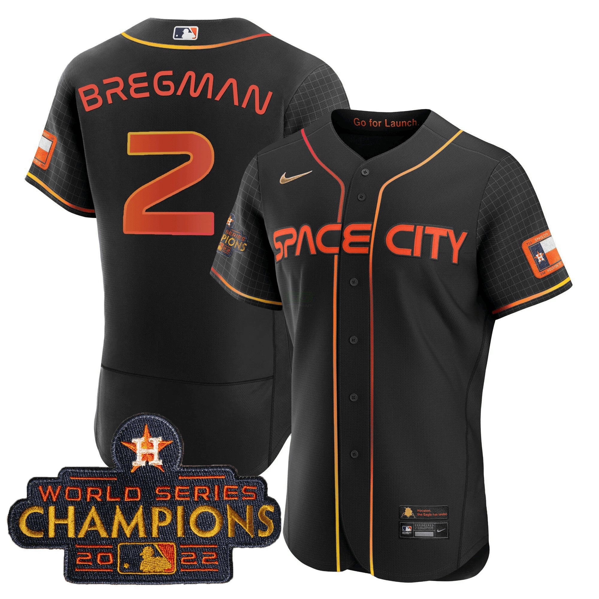 Camisa MLB Men’s 2023 Space City Champions Flex Jersey