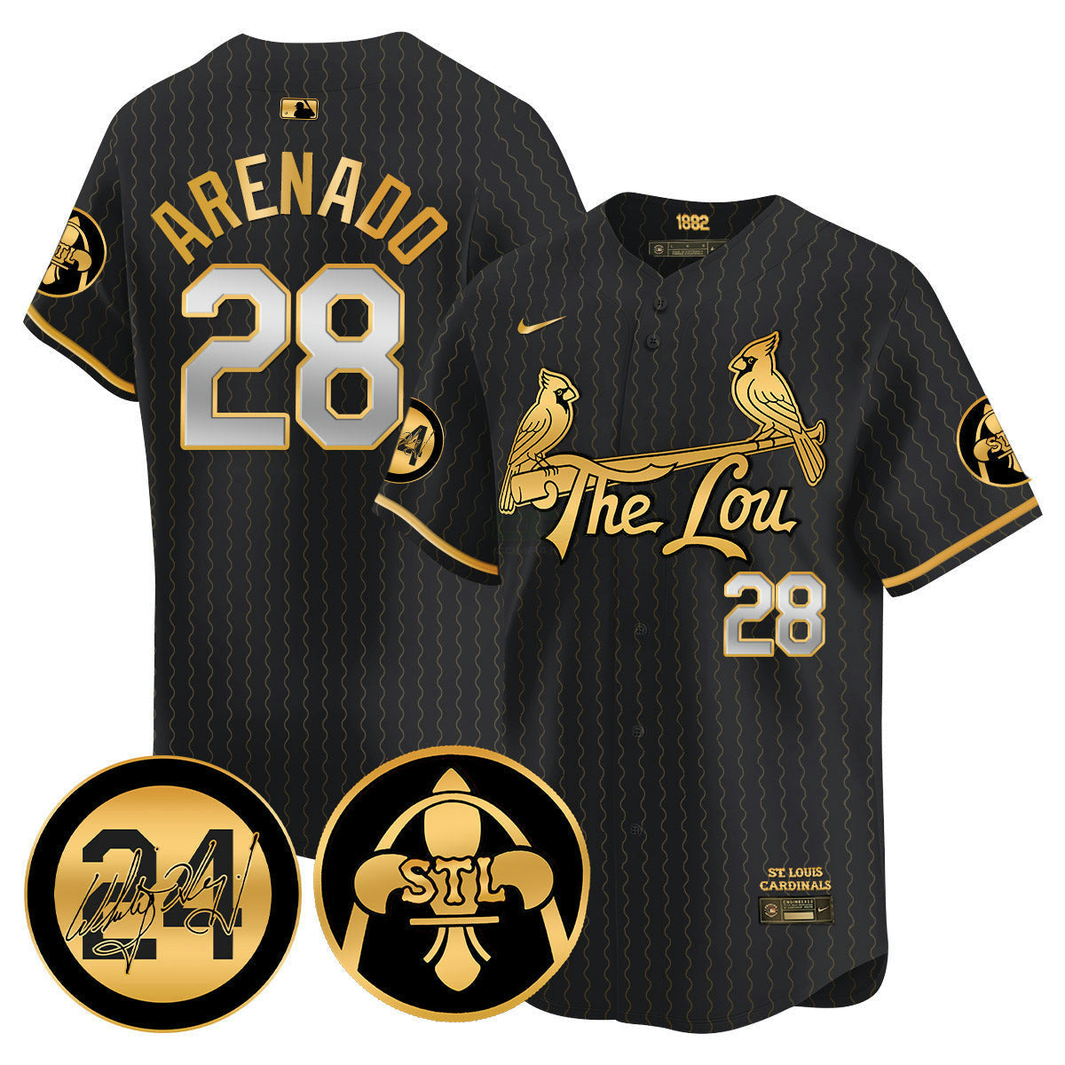 Camisa MLB Men’s 2024 City Connect Whitey Herzog Patch Vapor Premier Limited Jersey V2