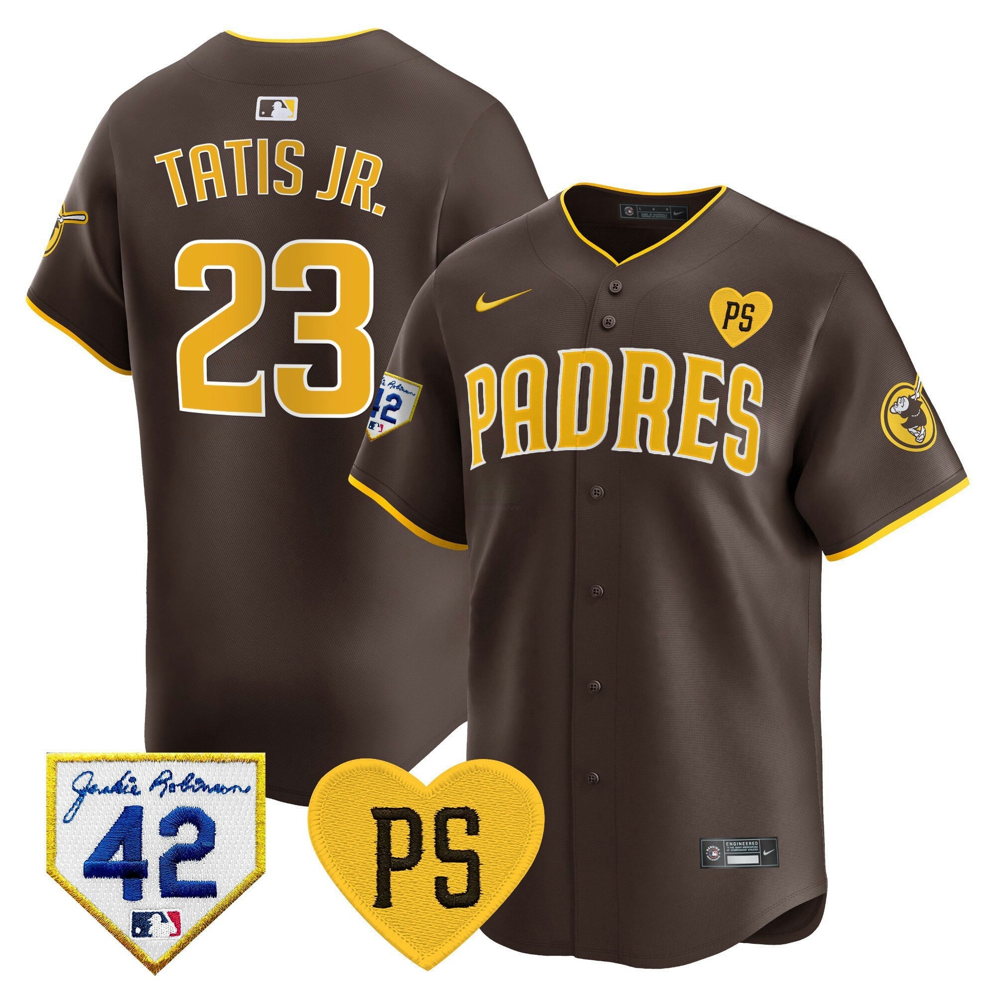 Camisa MLB Men’s 2024 “For Peter” & Robinson Patch Vapor Premier Limited Jersey