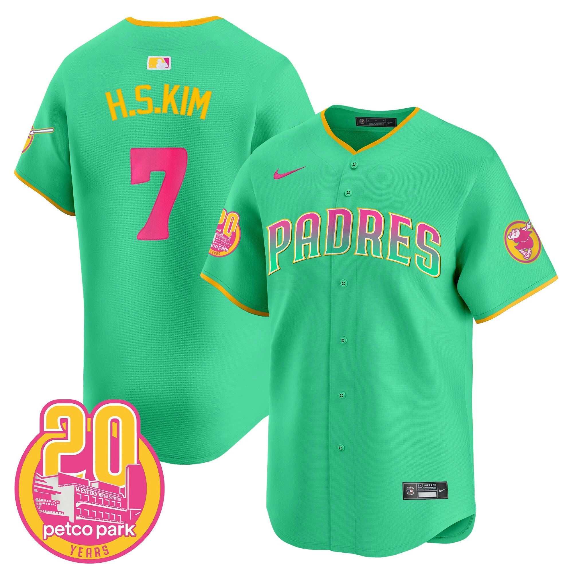 Camisa MLB Men’s 2024 San Diego City Style Vapor Premier Limited Jersey