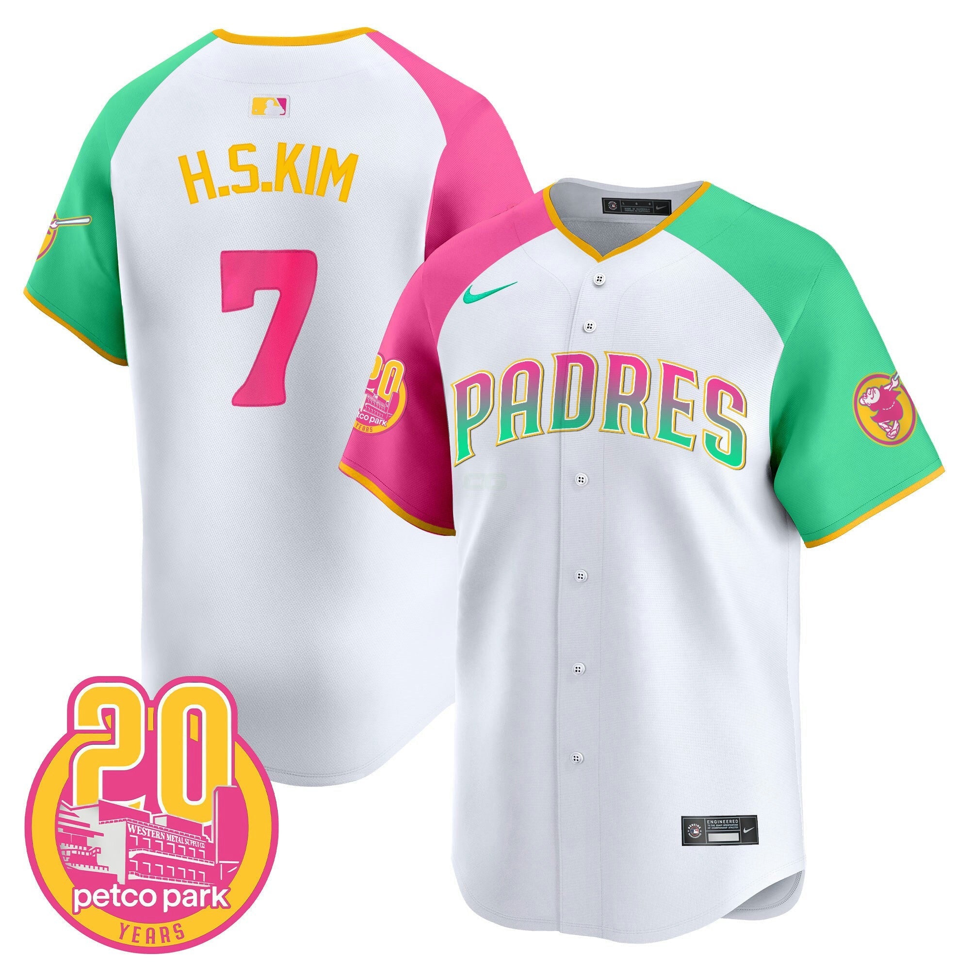 Camisa MLB Men’s 2024 San Diego City Style Vapor Premier Limited Jersey