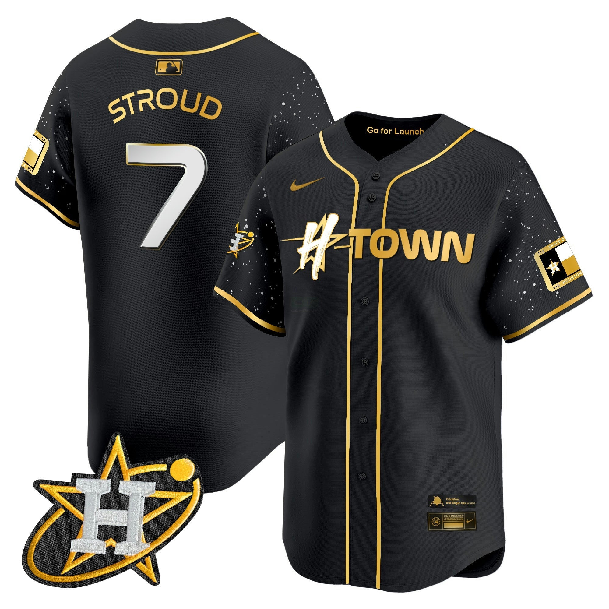 Camisa MLB Men’s 2024 Space City H-Town Vapor Premier Limited Jersey