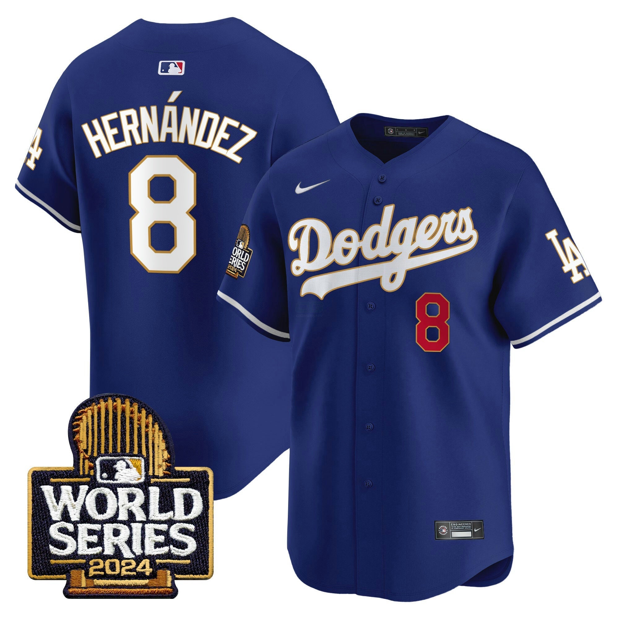 Camisa MLB Men’s 2024 World Series Dourada Trim Vapor Premier Limited Jersey