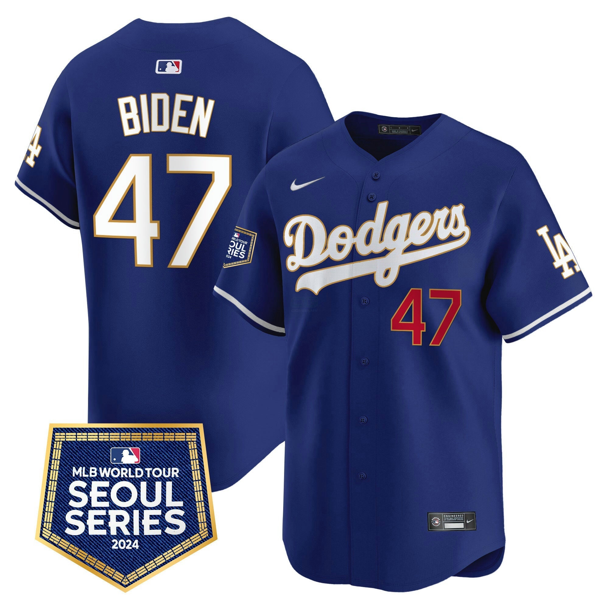Camisa MLB Men’s 2024 World Tour Seoul Series Patch Vapor Premier Limited Jersey