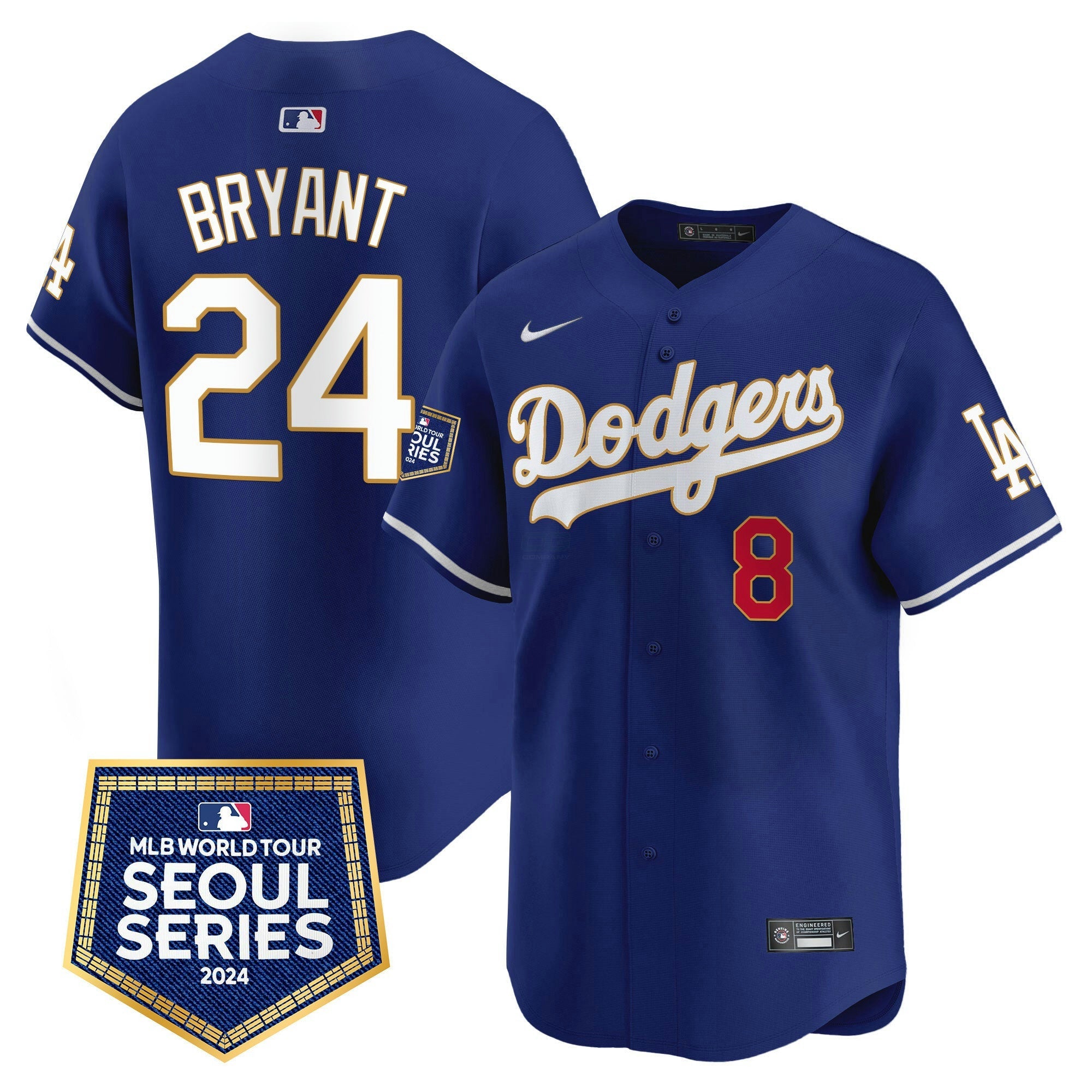 Camisa MLB Men’s 2024 World Tour Seoul Series Patch Vapor Premier Limited Jersey