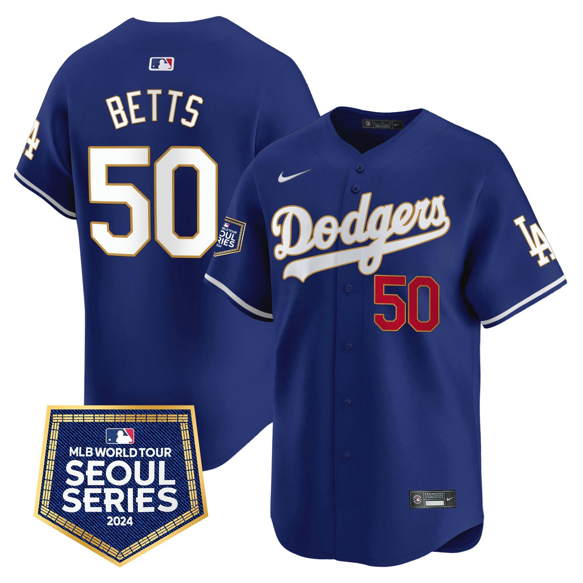 Camisa MLB Men’s 2024 World Tour Seoul Series Patch Vapor Premier Limited Jersey