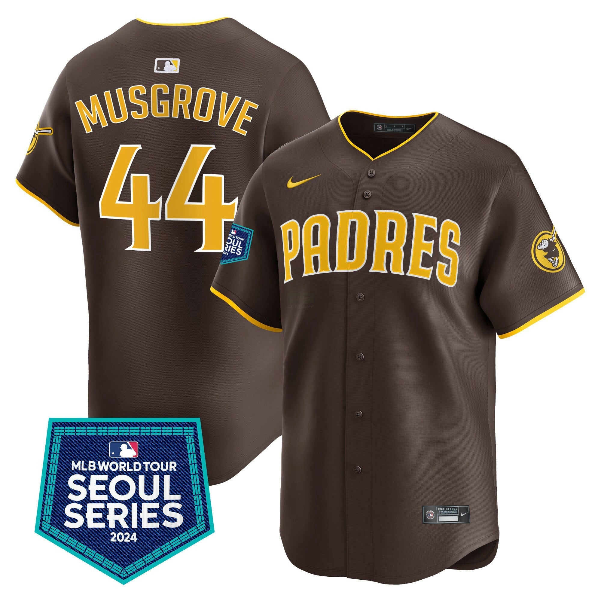 Camisa MLB Men’s 2024 World Tour Seoul Series Patch Vapor Premier Limited Jersey