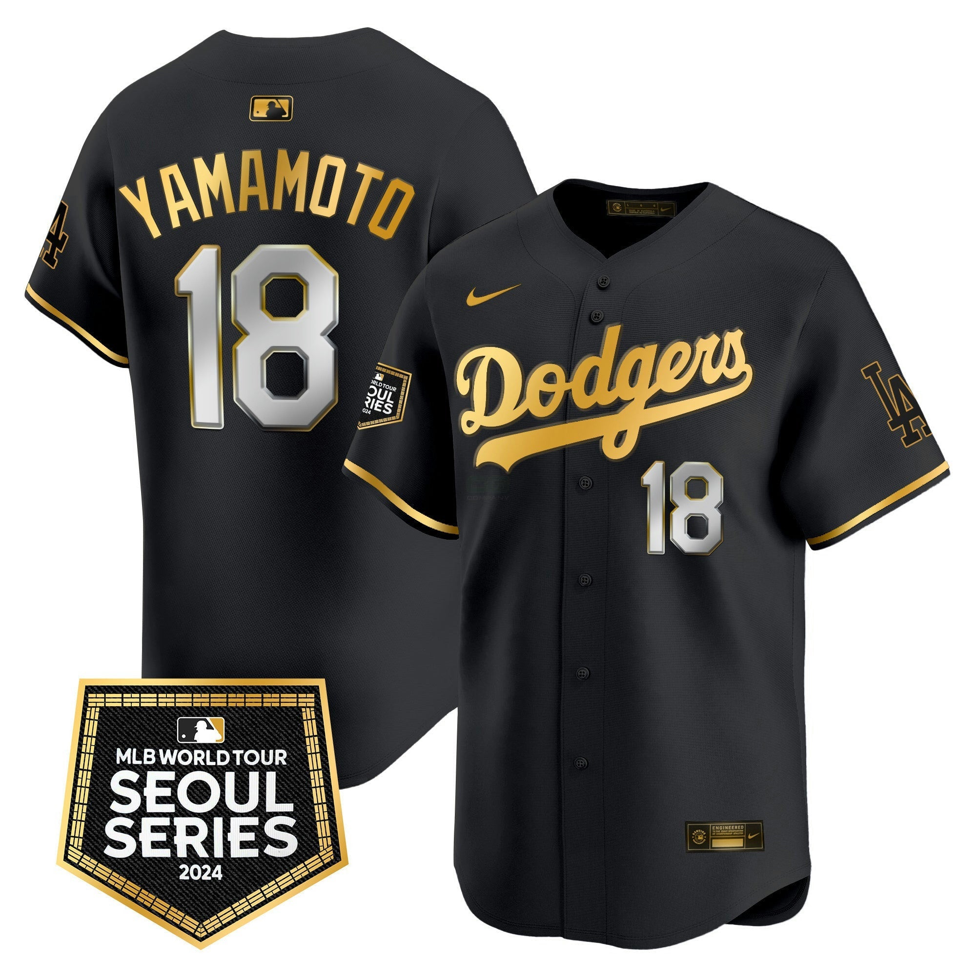 Camisa MLB Men’s 2024 World Tour Seoul Series Patch Vapor Premier Limited Jersey