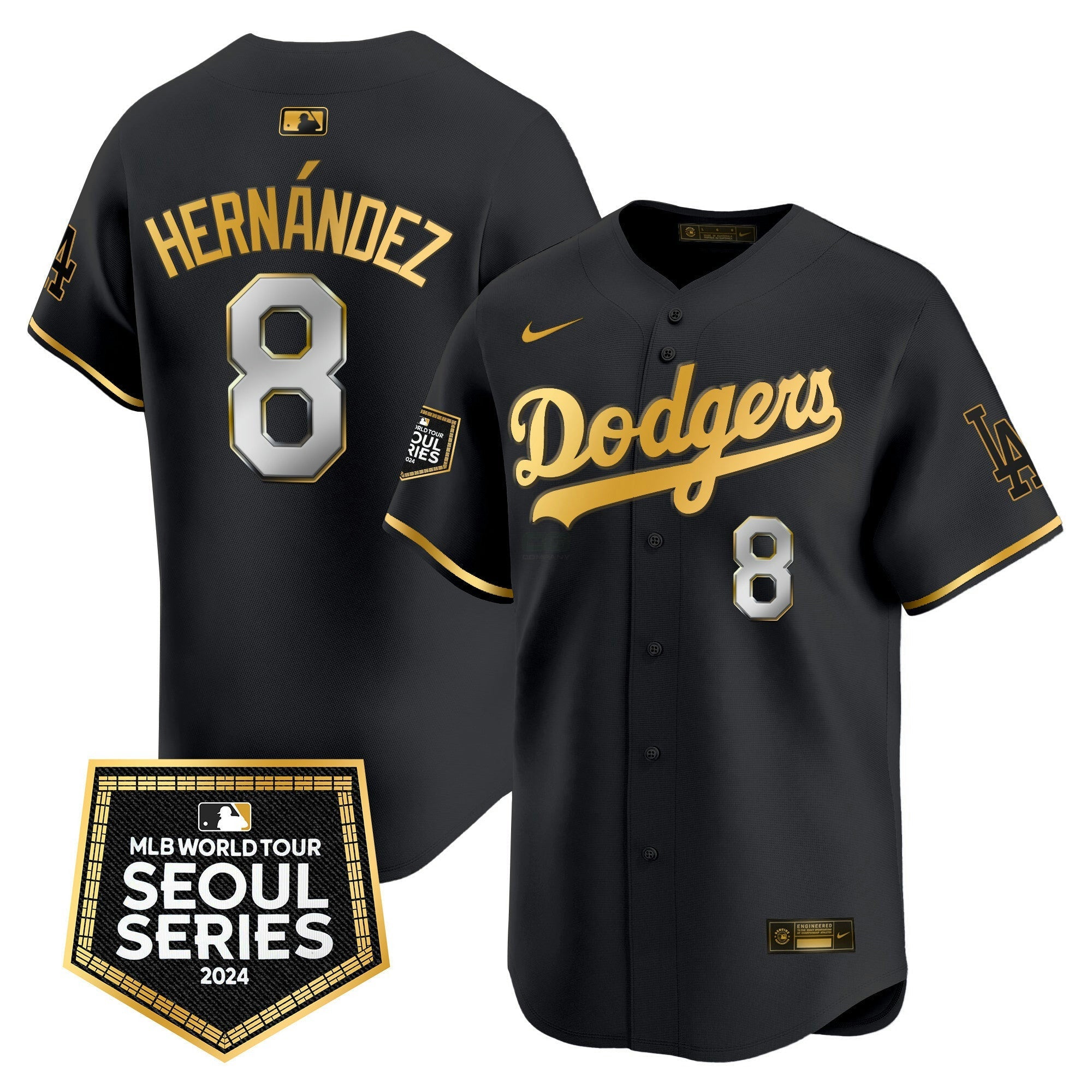 Camisa MLB Men’s 2024 World Tour Seoul Series Patch Vapor Premier Limited Jersey