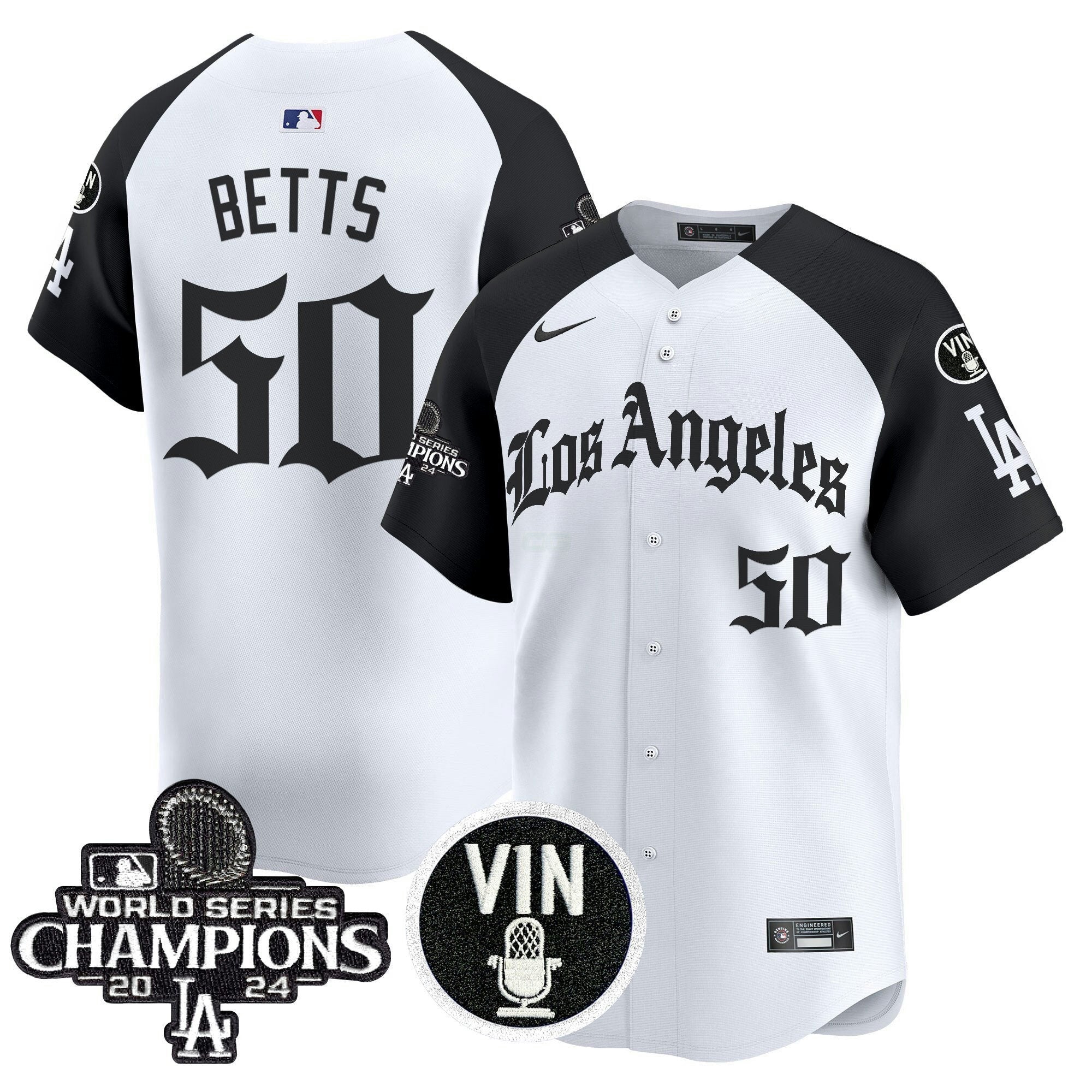 Camisa MLB Men’s 2025 LA Gothic Style Vapor Premier Limited Jersey