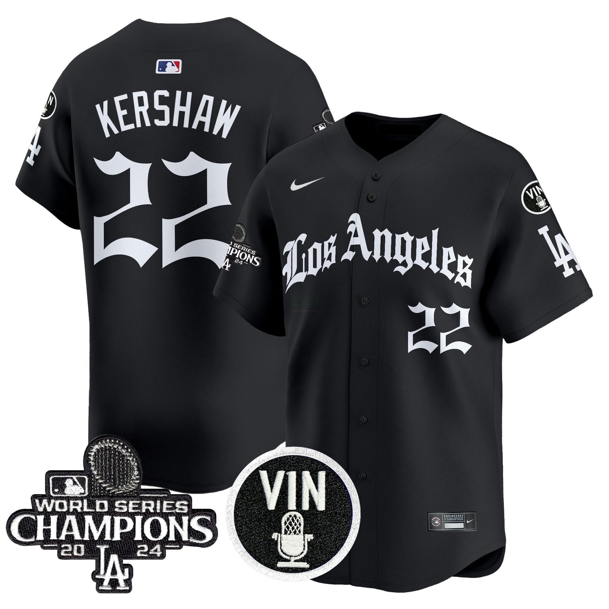 Camisa MLB Men’s 2025 LA Gothic Style Vapor Premier Limited Jersey