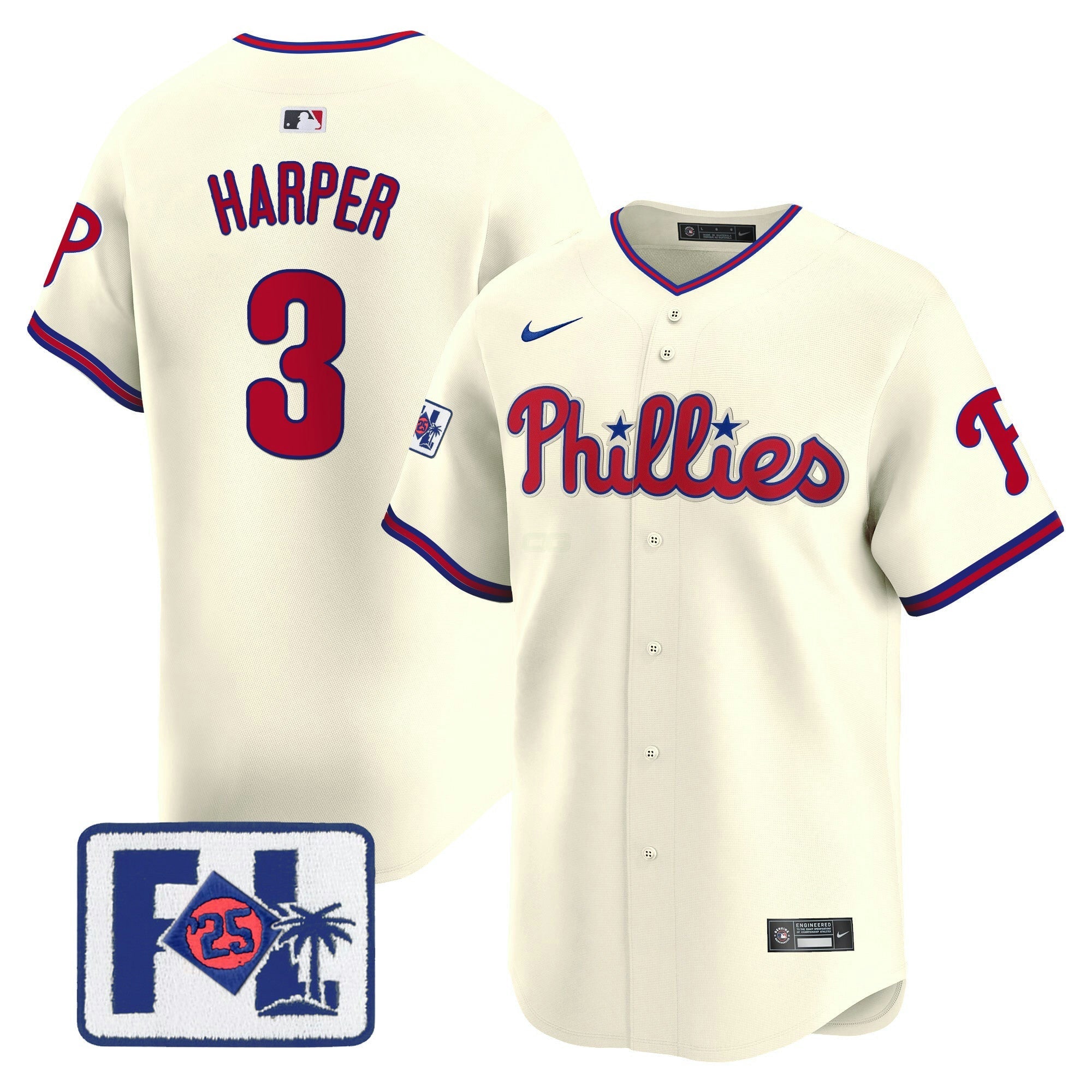 Camisa MLB Men’s 2025 Spring Training Patch Vapor Premier Limited Jersey