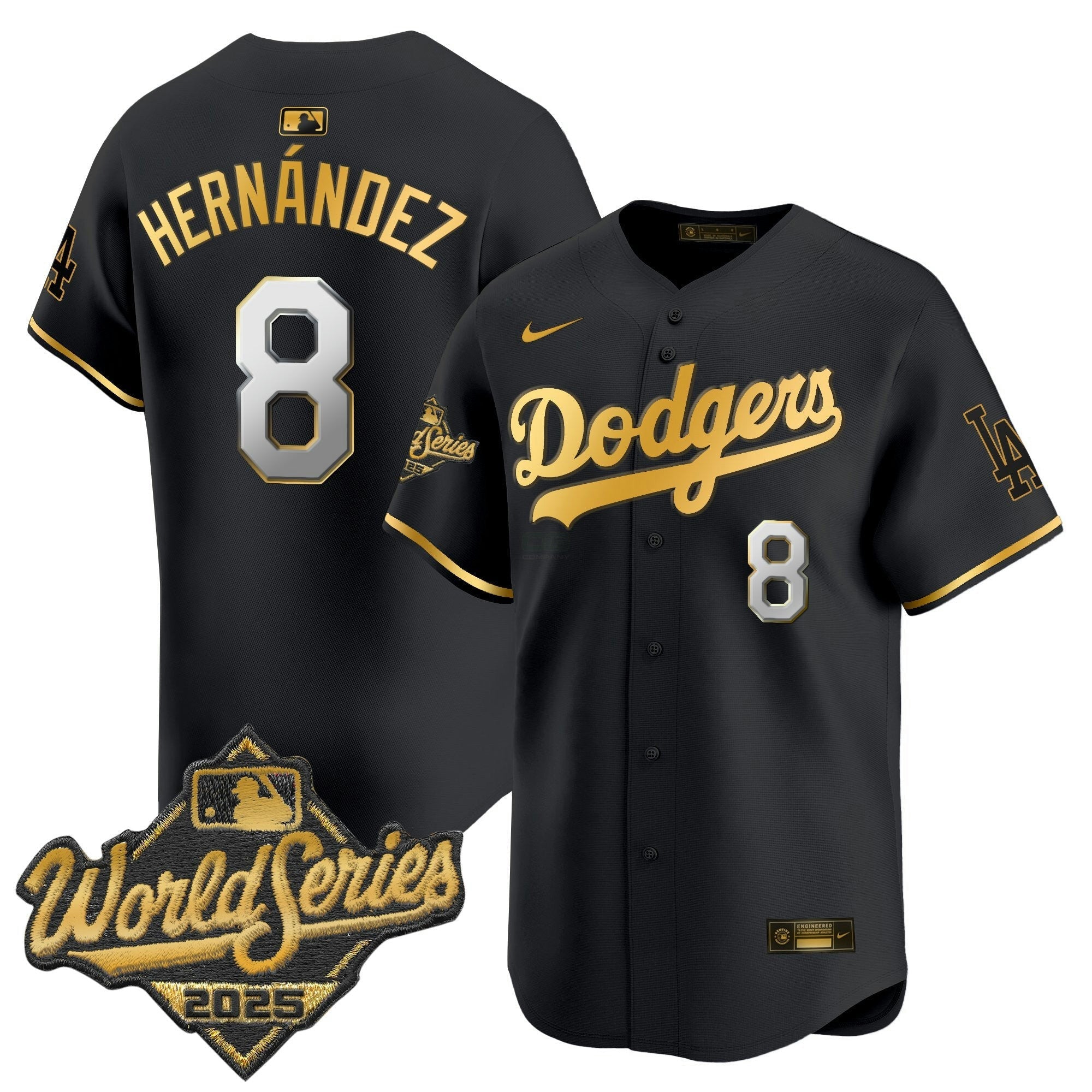 Camisa MLB Men’s 2025 World Series Dourada Trim Vapor Premier Limited Jersey
