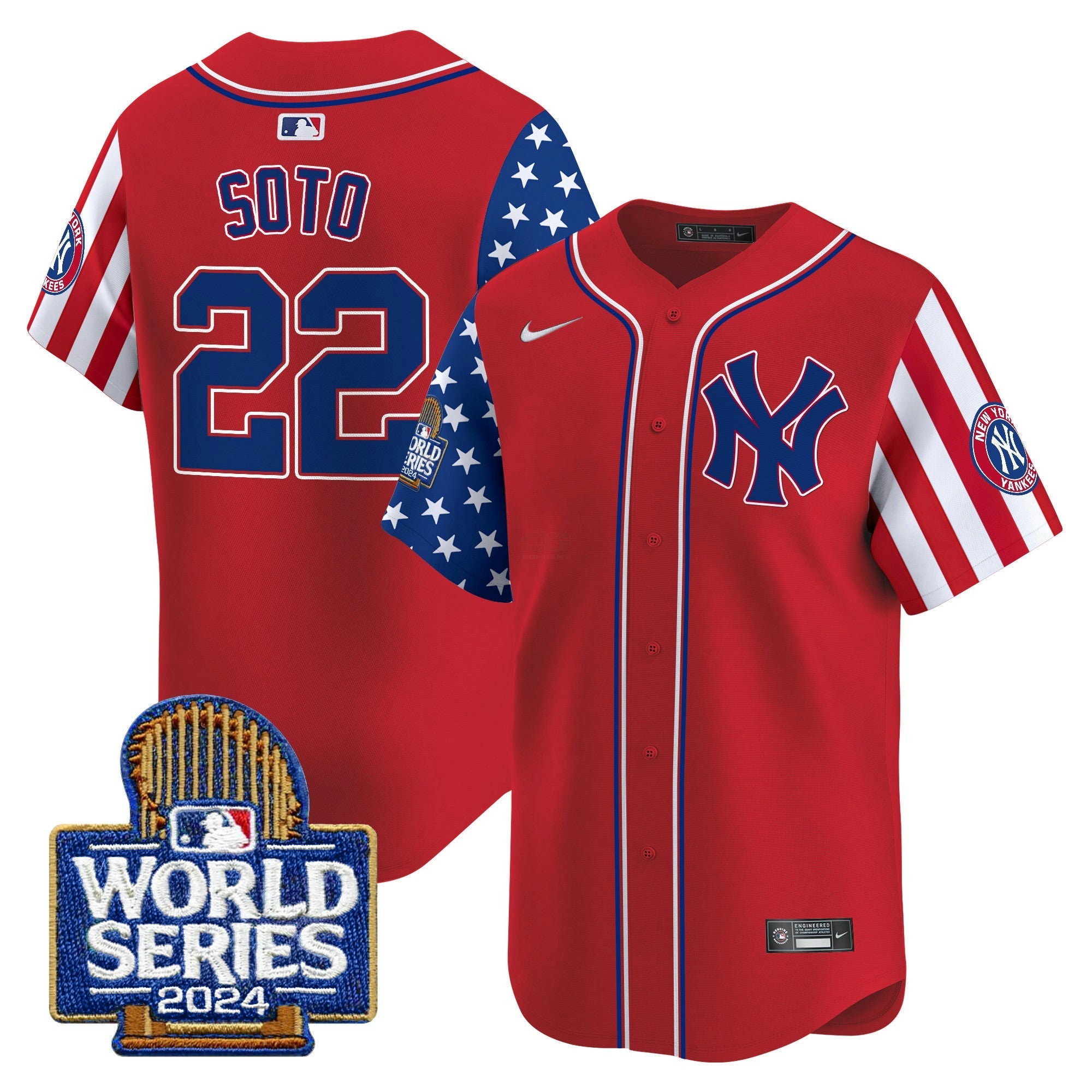Camisa MLB Men’s American Style 2024 World Series Vapor Premier Limited Jersey