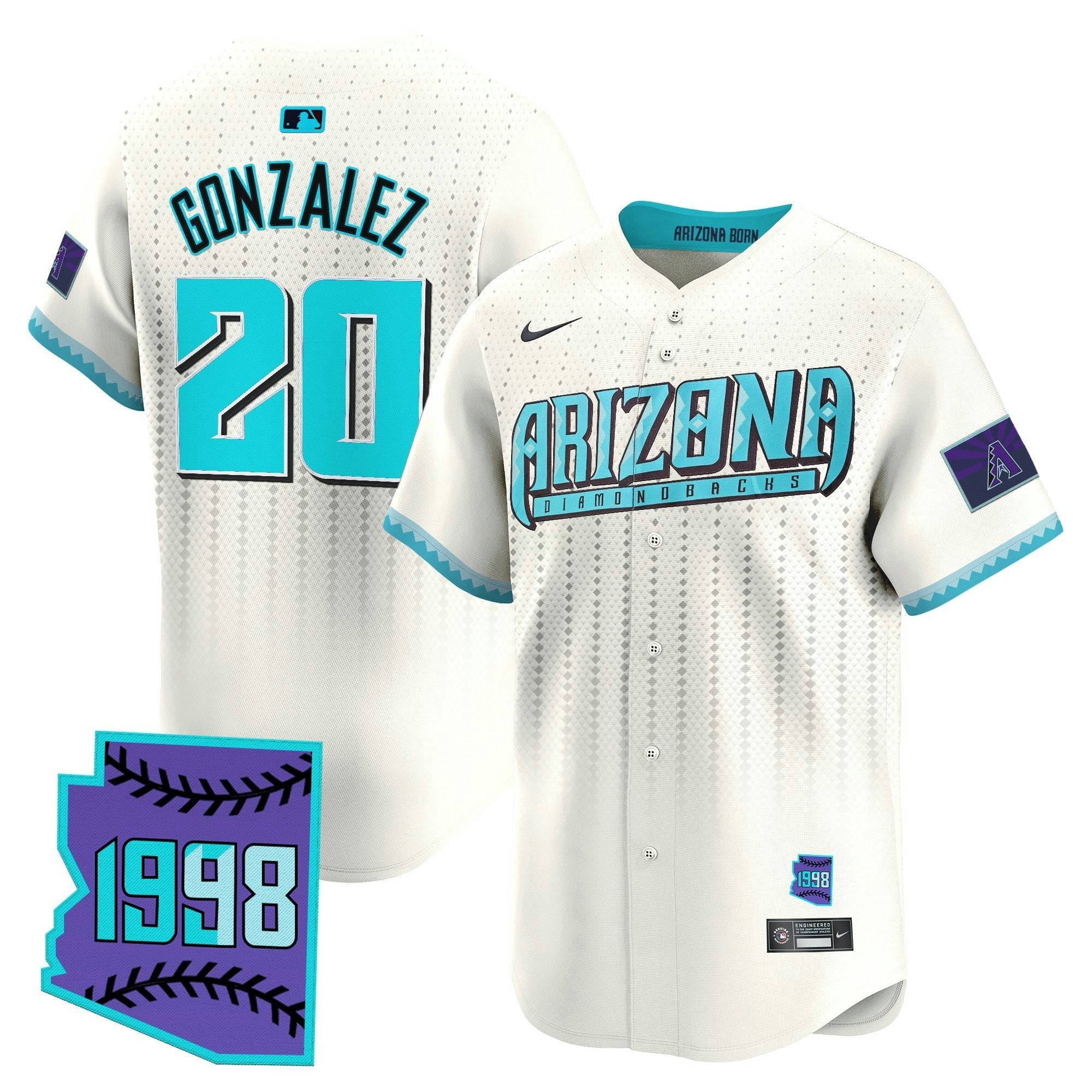 Camisa MLB Men’s Arizona 2025 City Connect Vapor Premier Limited Jersey – Stitched