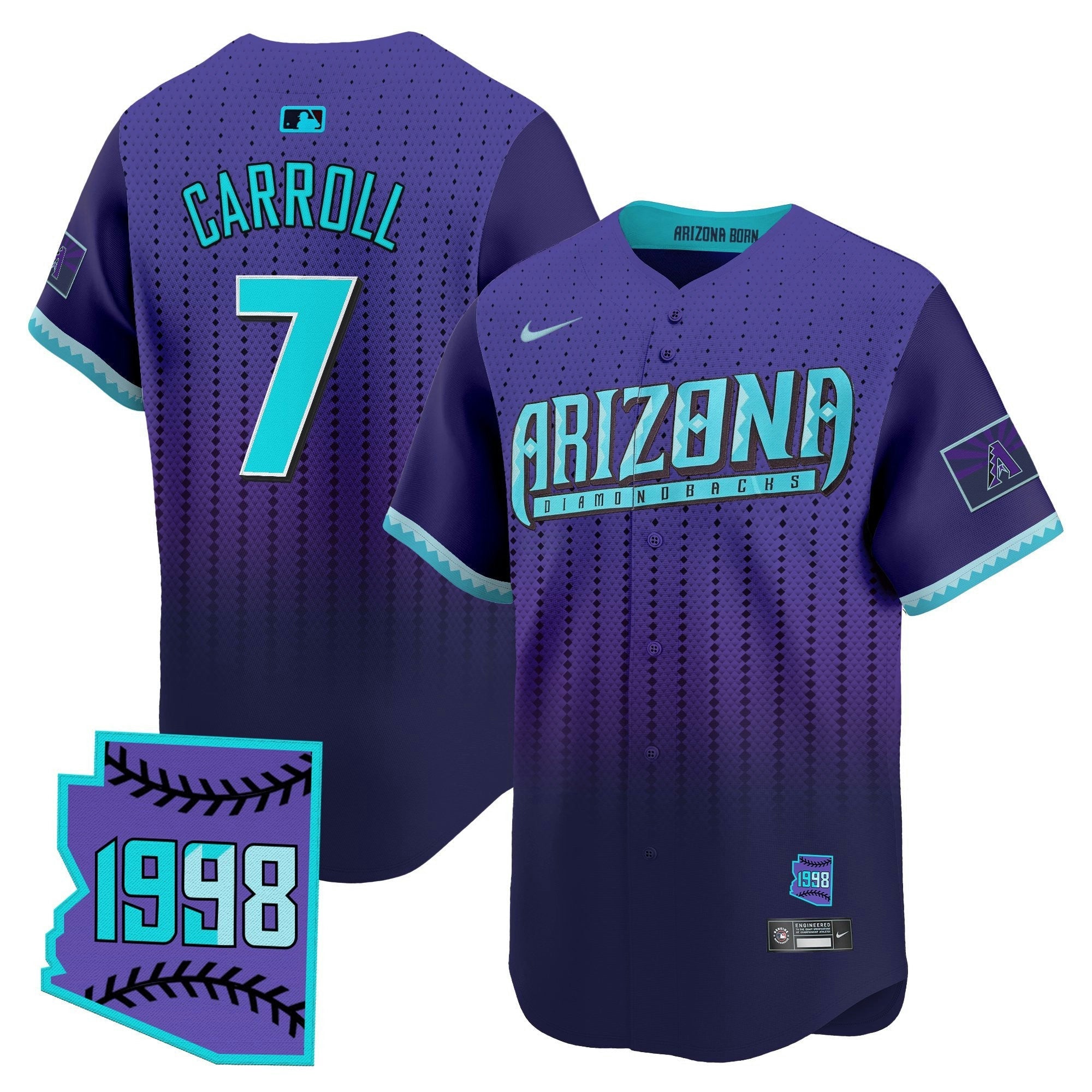 Camisa MLB Men’s Arizona 2025 City Connect Vapor Premier Limited Jersey – Stitched