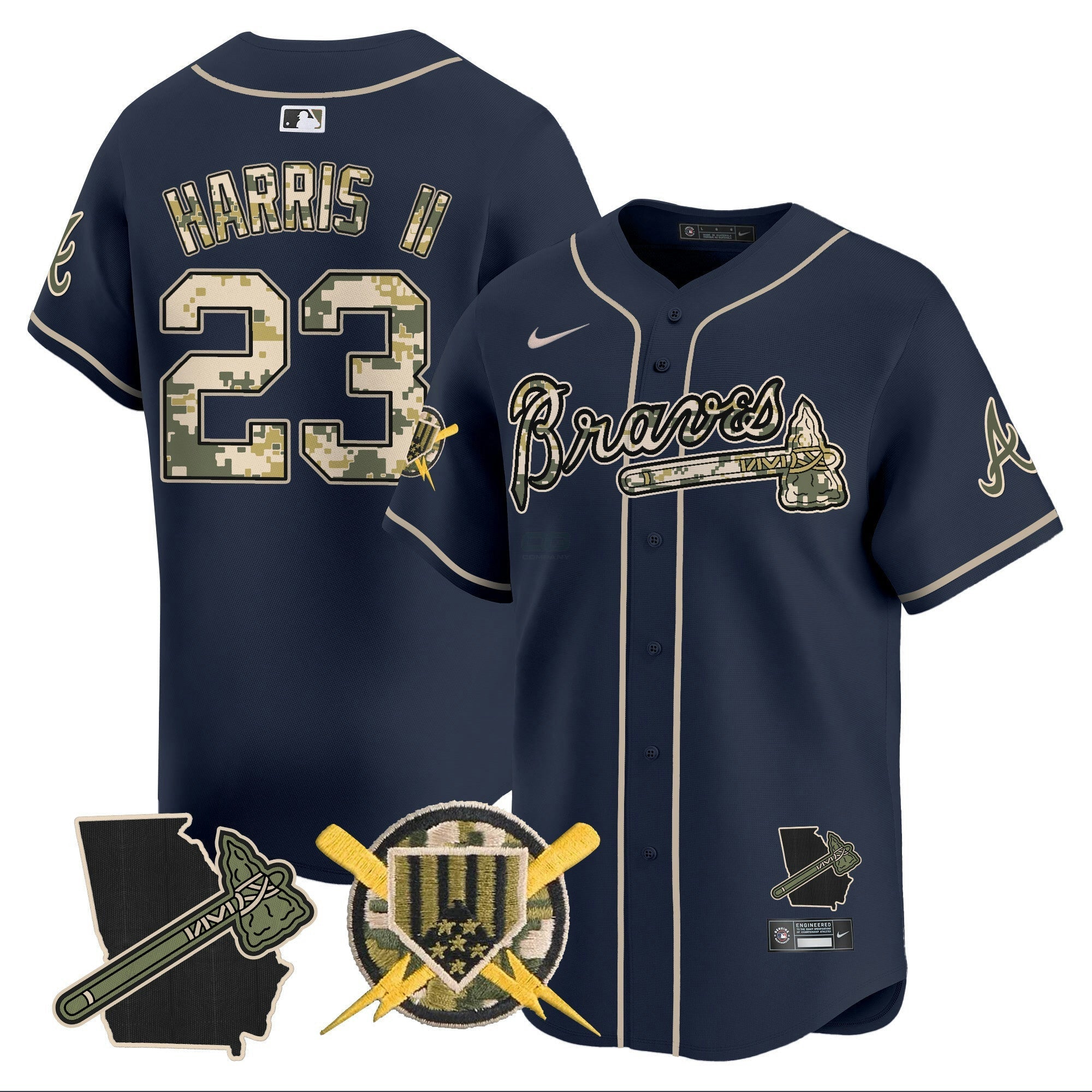 Camisa MLB Men’s Atlanta Armed Forces Day Vapor Premier Limited Jersey