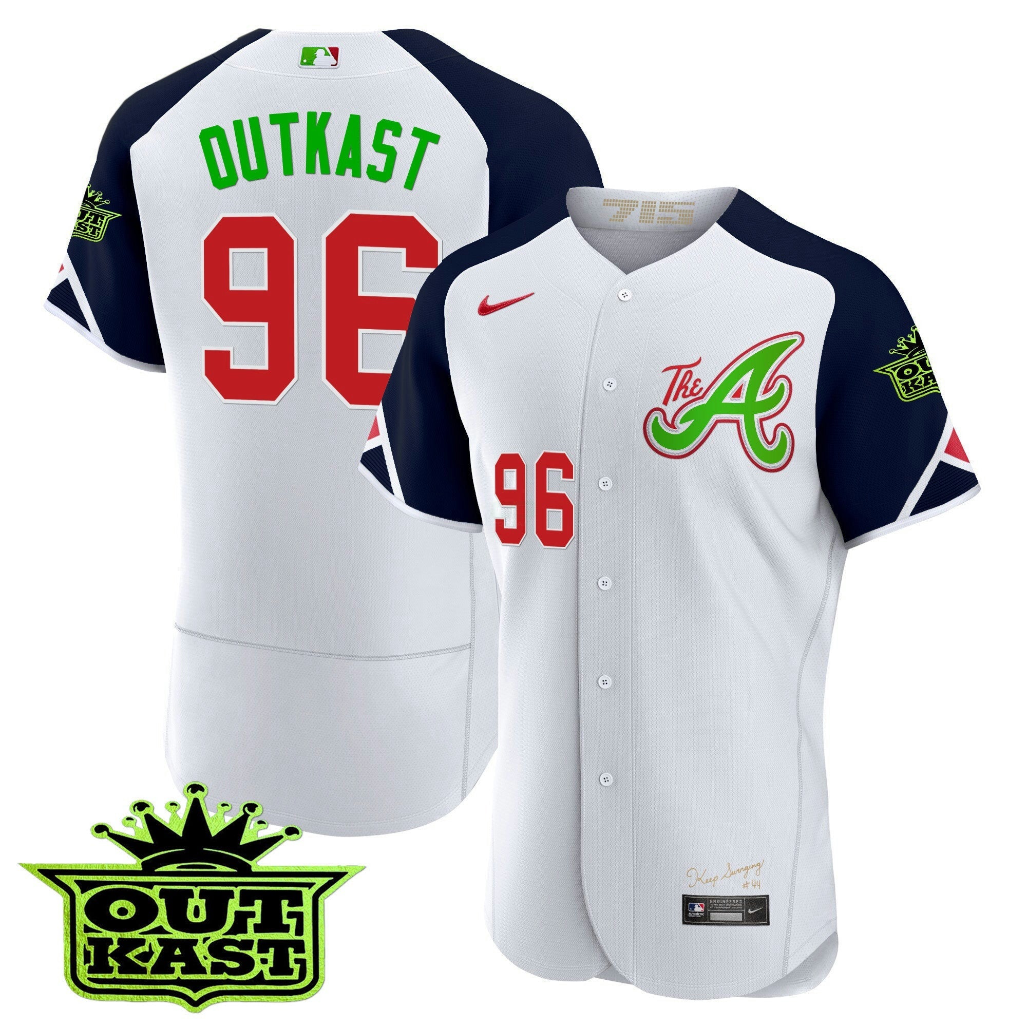 Camisa MLB Men’s Atlanta Atliens City Connect Flex Base Jersey