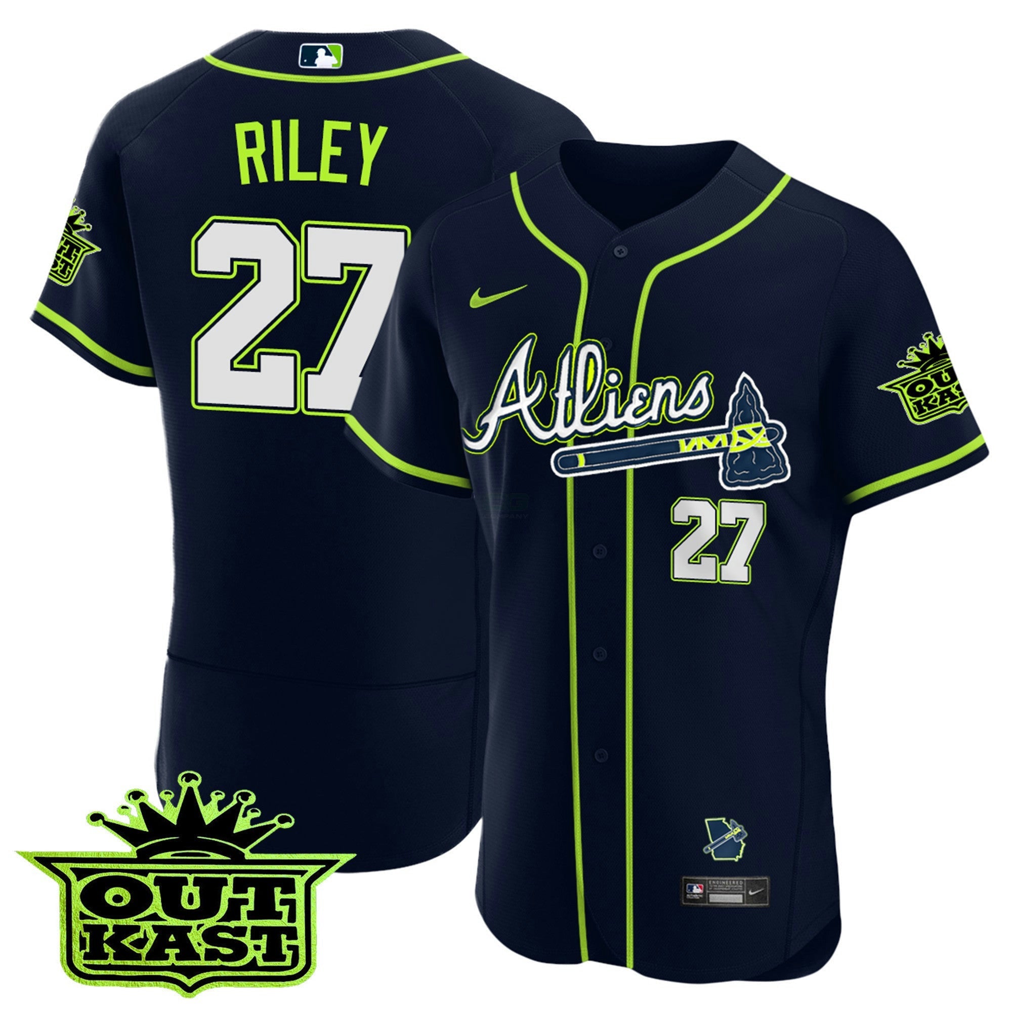 Camisa MLB Men’s Atlanta Atliens Flex Base Jersey
