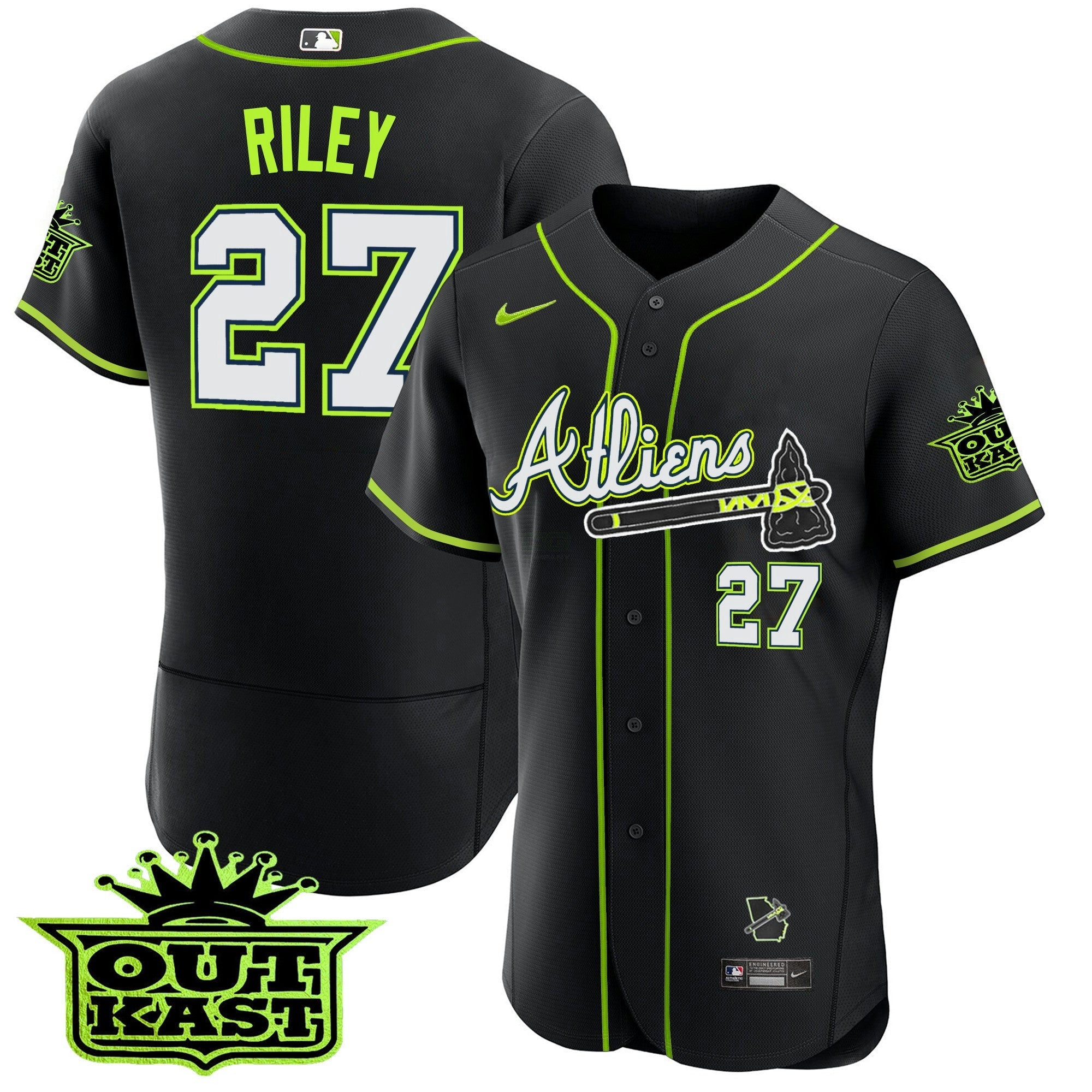 Camisa MLB Men’s Atlanta Atliens Flex Base Jersey V4